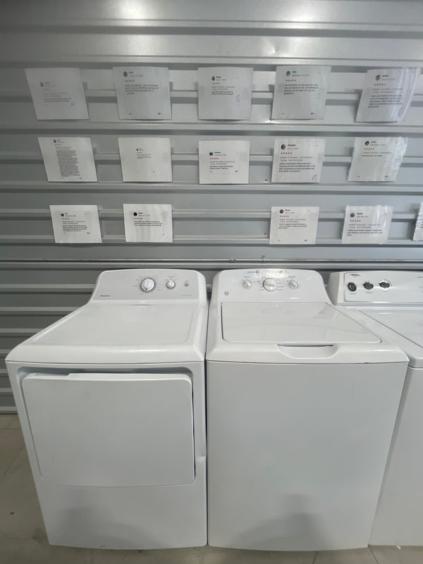 GE Top Load Washer & Electric Dryer Set - Refurbished | Austin TX