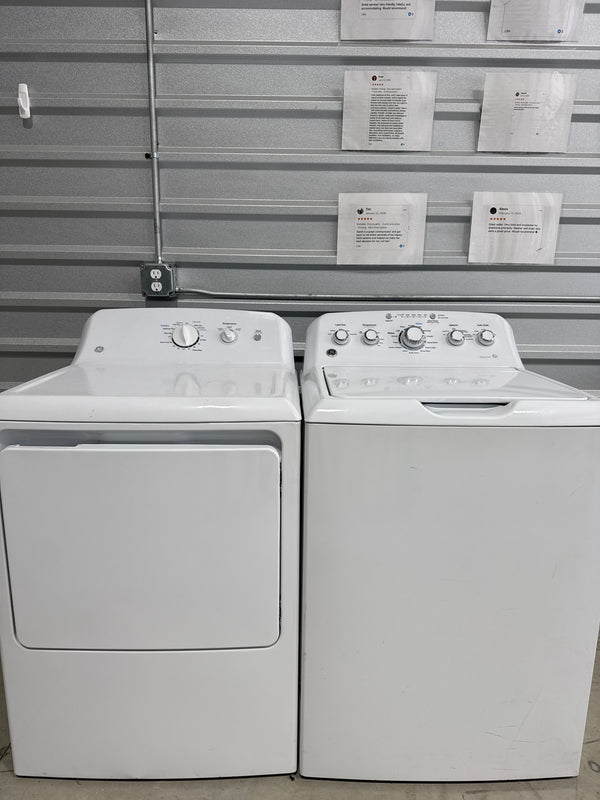 GE Top Load Washer & Electric Dryer Set - Refurbished | Austin TX