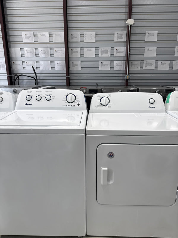 Amana Top Load Washer & Electric Dryer Set - Refurbished | Austin TX