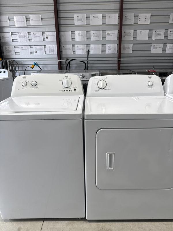 Roper Top Load Washer & Electric Dryer Set - Refurbished | Austin TX