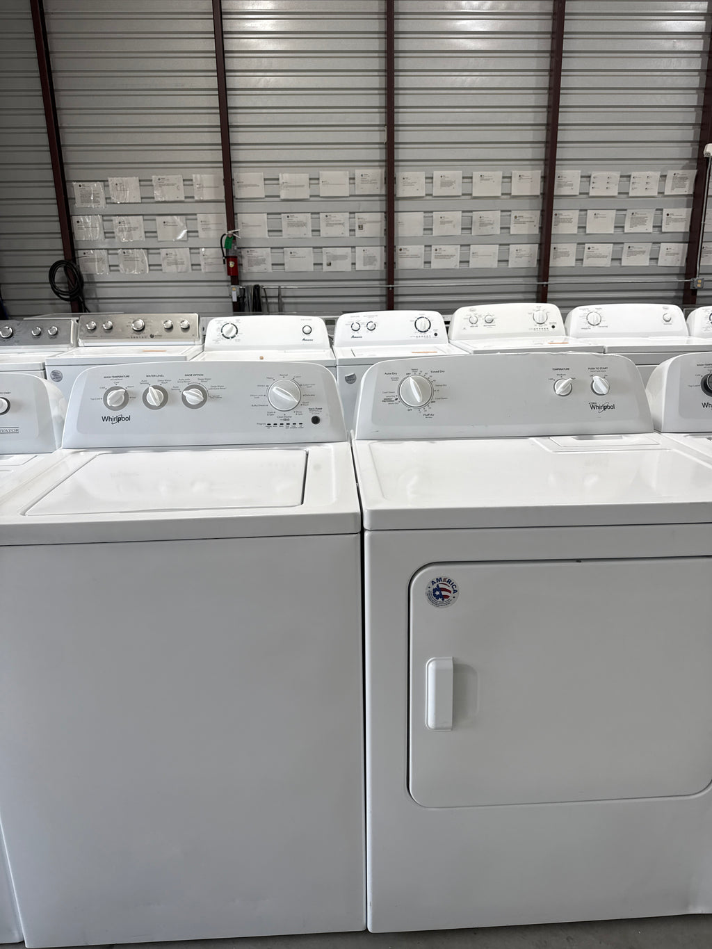 Whirlpool Top Load Washer & Electric Dryer Set - Refurbished | Austin TX