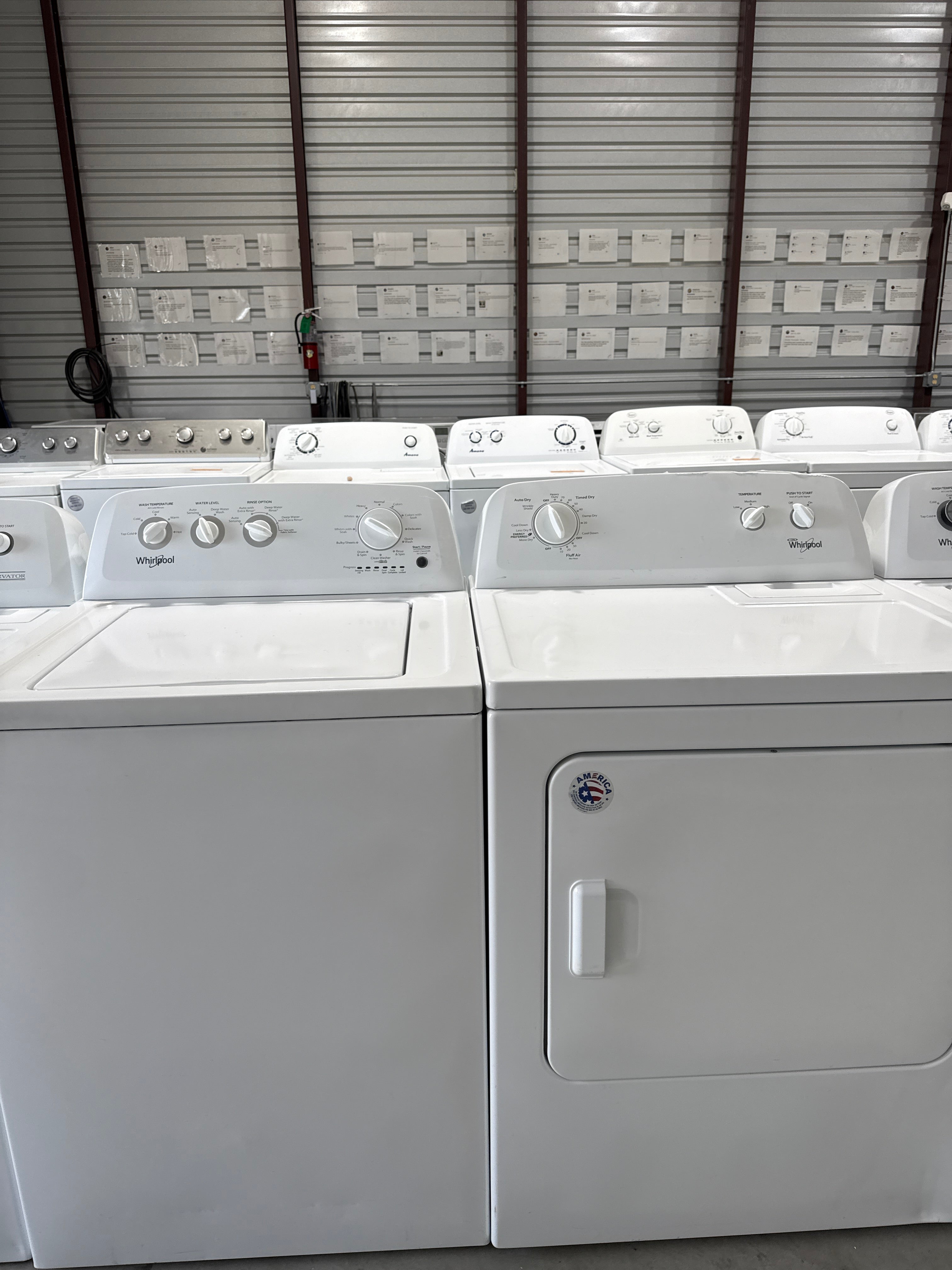 Whirlpool Top Load Washer & Electric Dryer Set - Refurbished | Austin TX