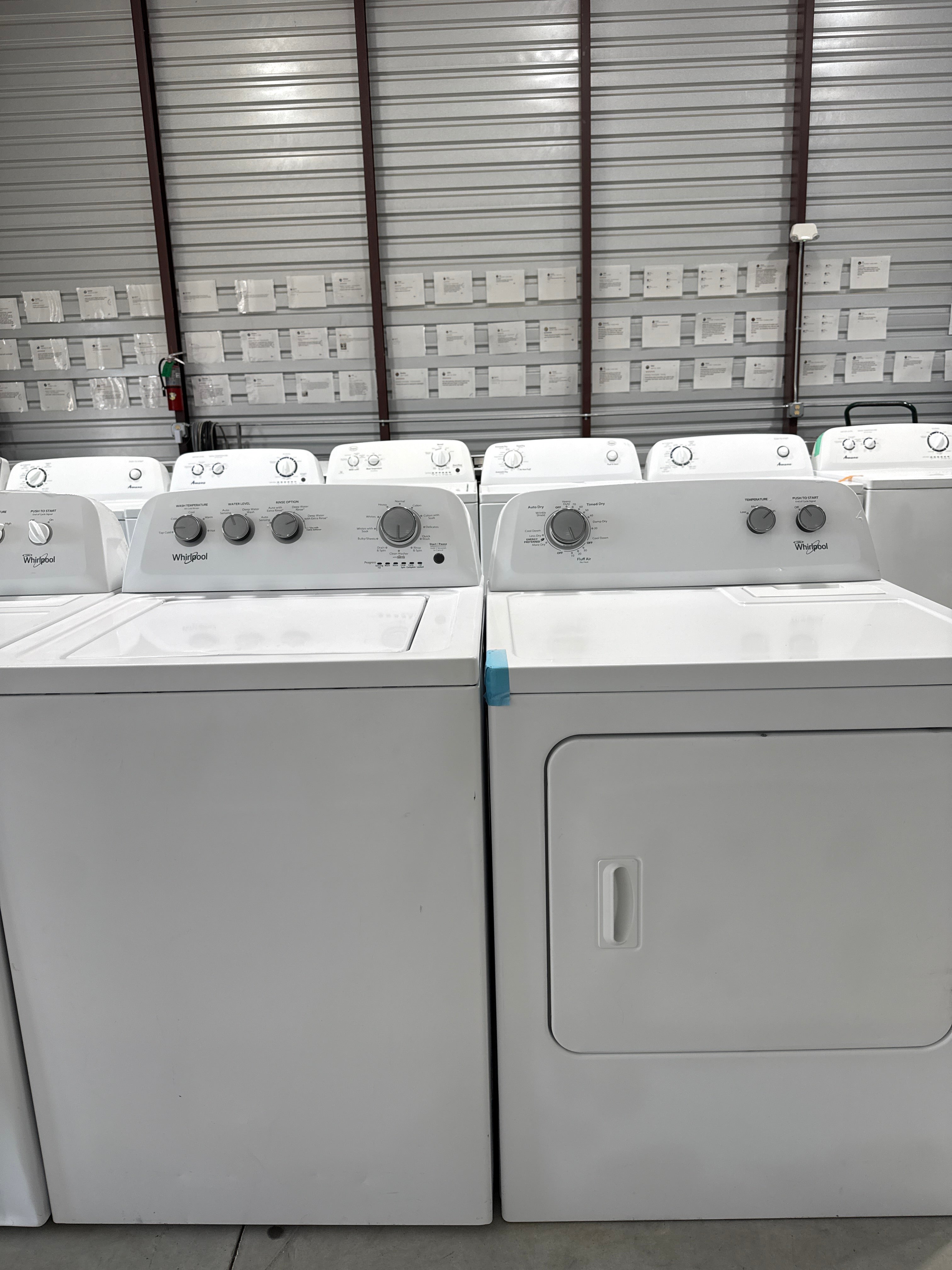 Whirlpool Top Load Washer & Electric Dryer Set - Refurbished | Austin TX