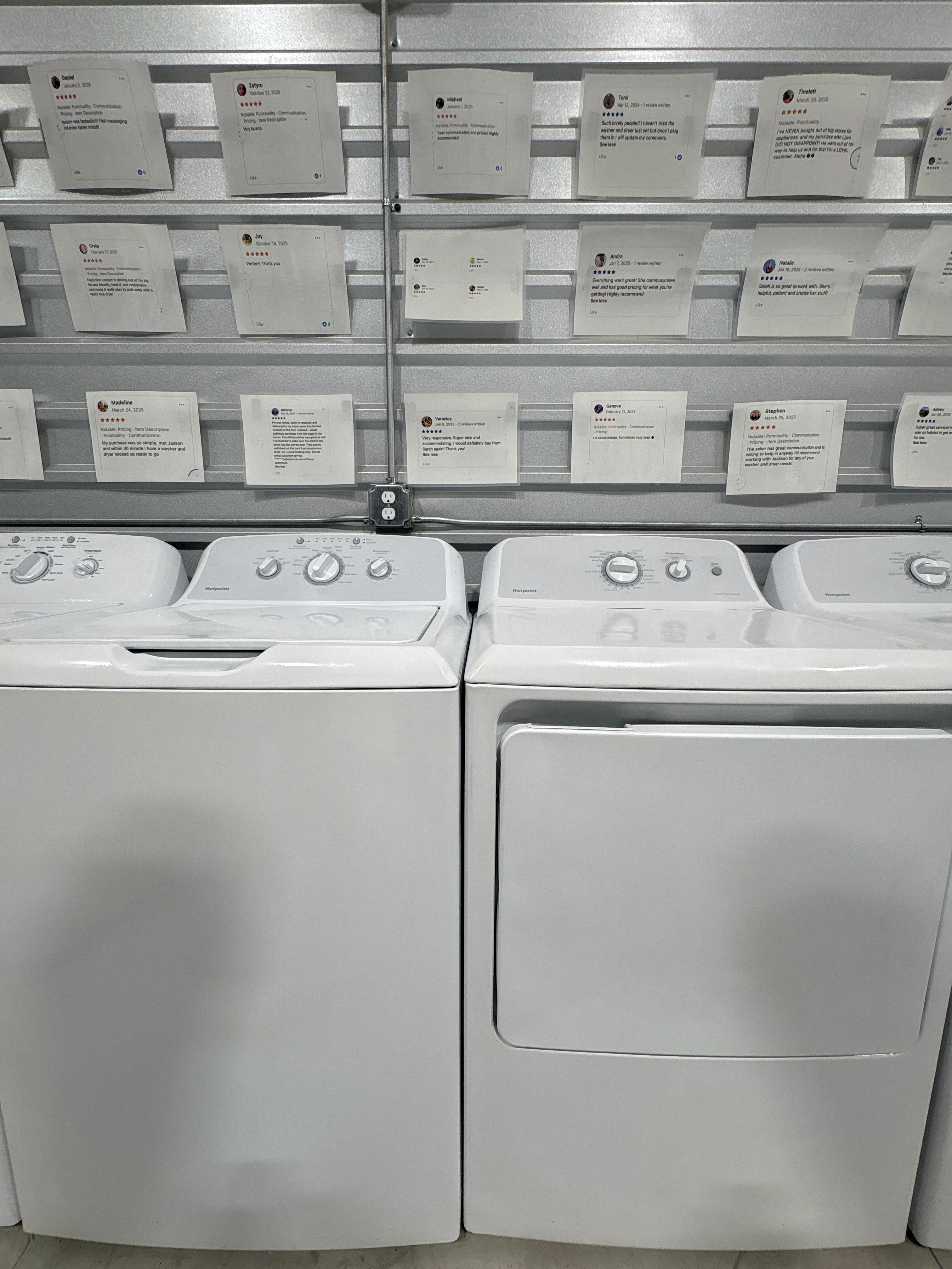 GE Top Load Washer & Electric Dryer Set - Refurbished | Austin TX
