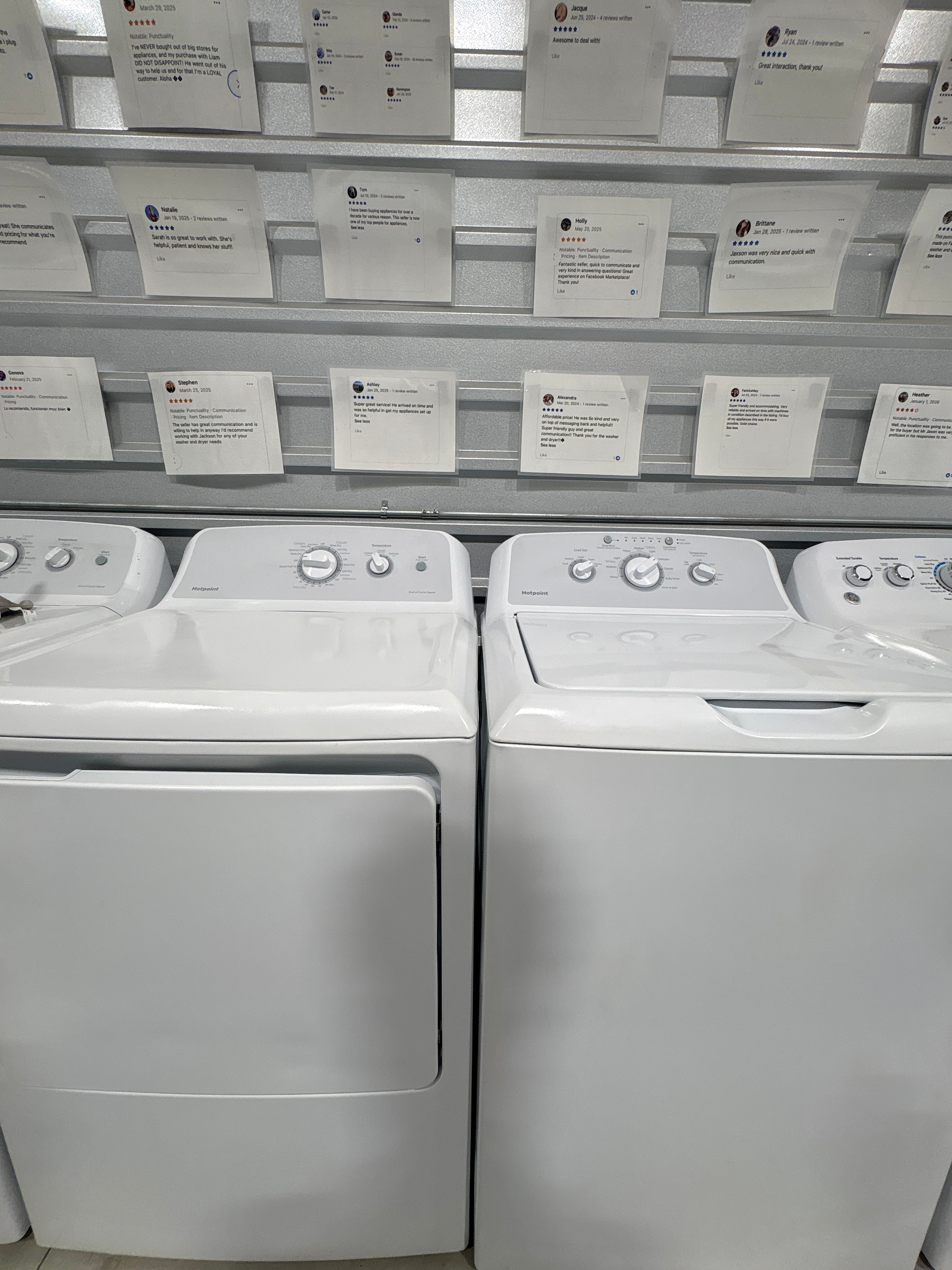 GE Top Load Washer & Electric Dryer Set - Refurbished | Austin TX
