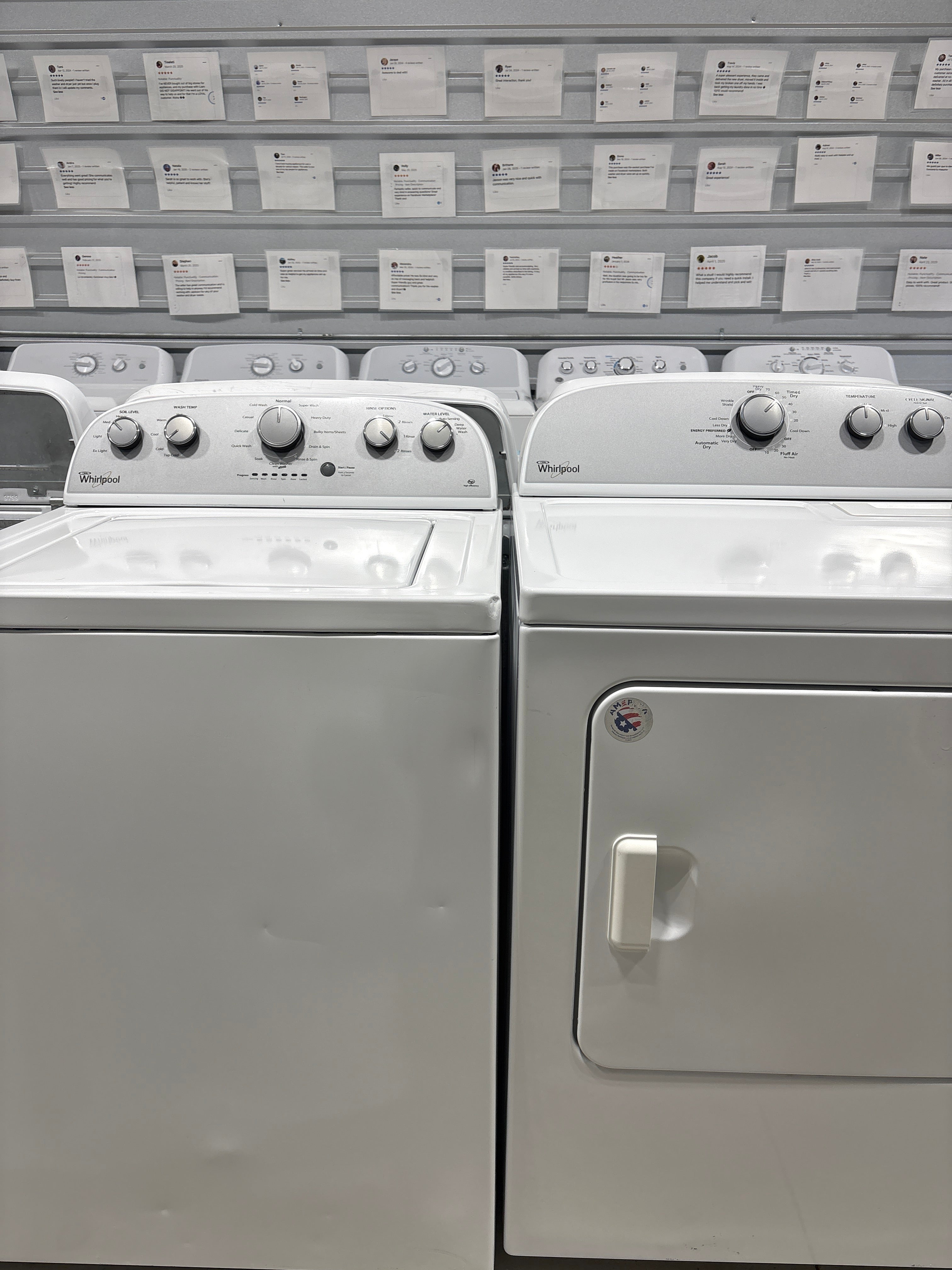 Whirlpool Top Load Washer & Electric Dryer Set - Refurbished | Austin TX