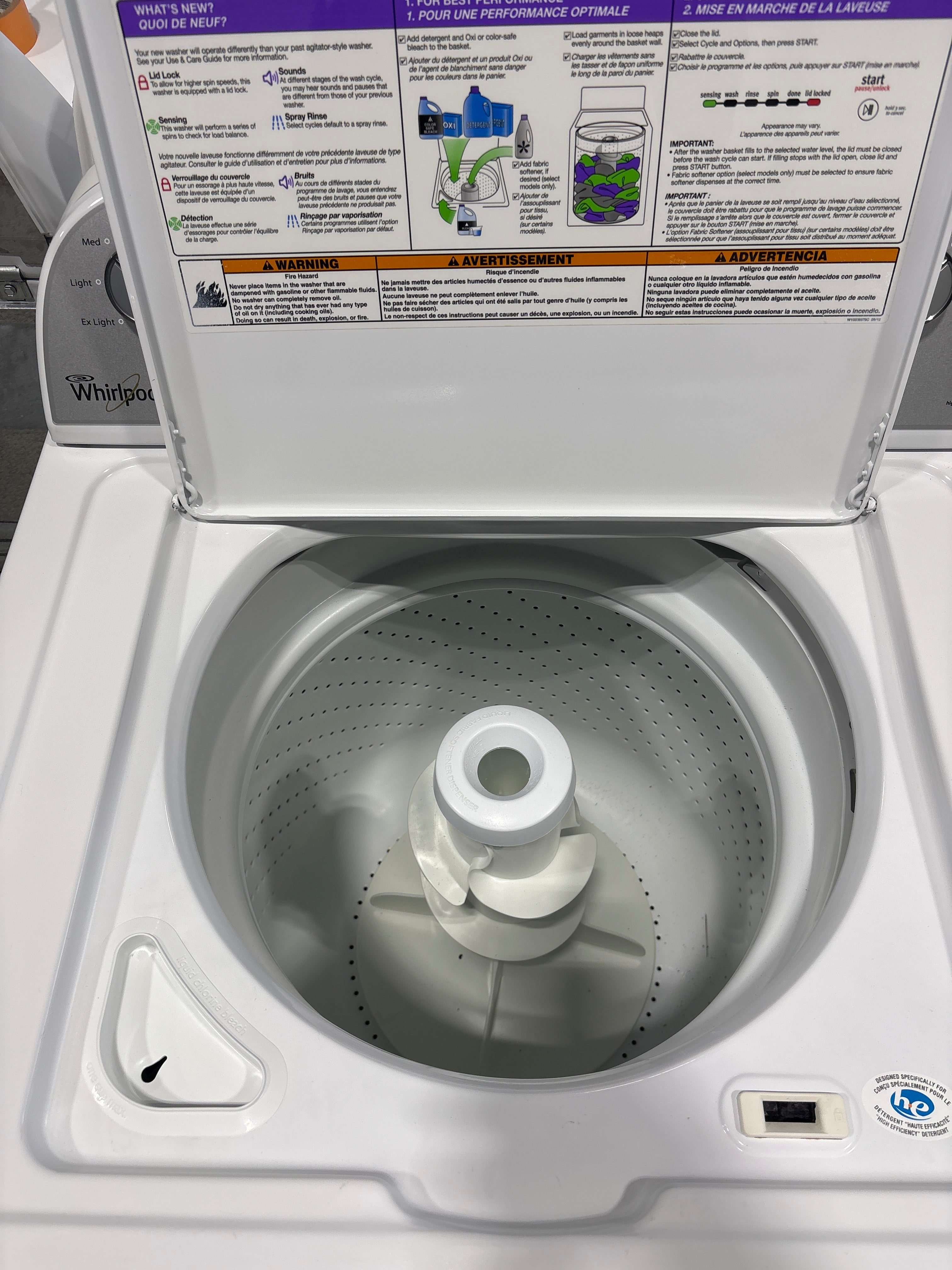 Whirlpool Top Load Washer & Electric Dryer Set - Refurbished | Austin TX
