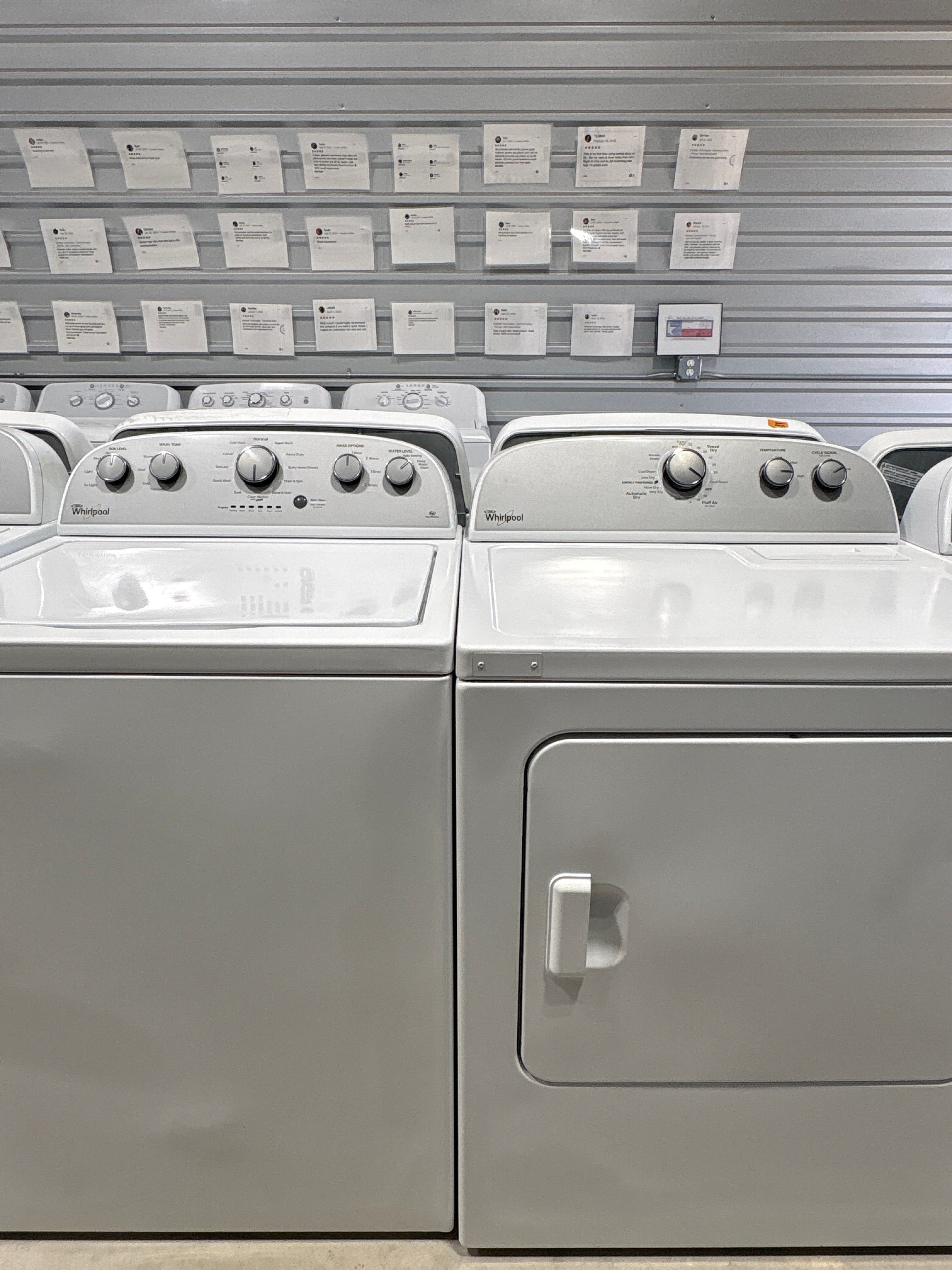 Whirlpool Top Load Washer & Electric Dryer Set - Refurbished | Austin TX