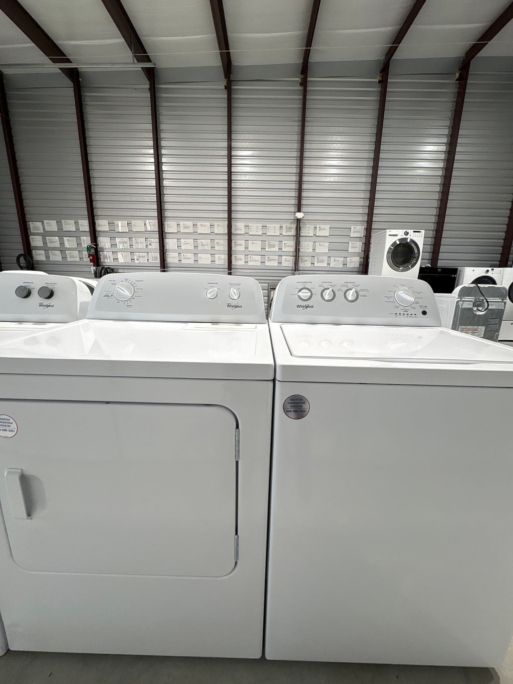 Whirlpool Top Load Washer & Electric Dryer Set - Refurbished | Austin TX