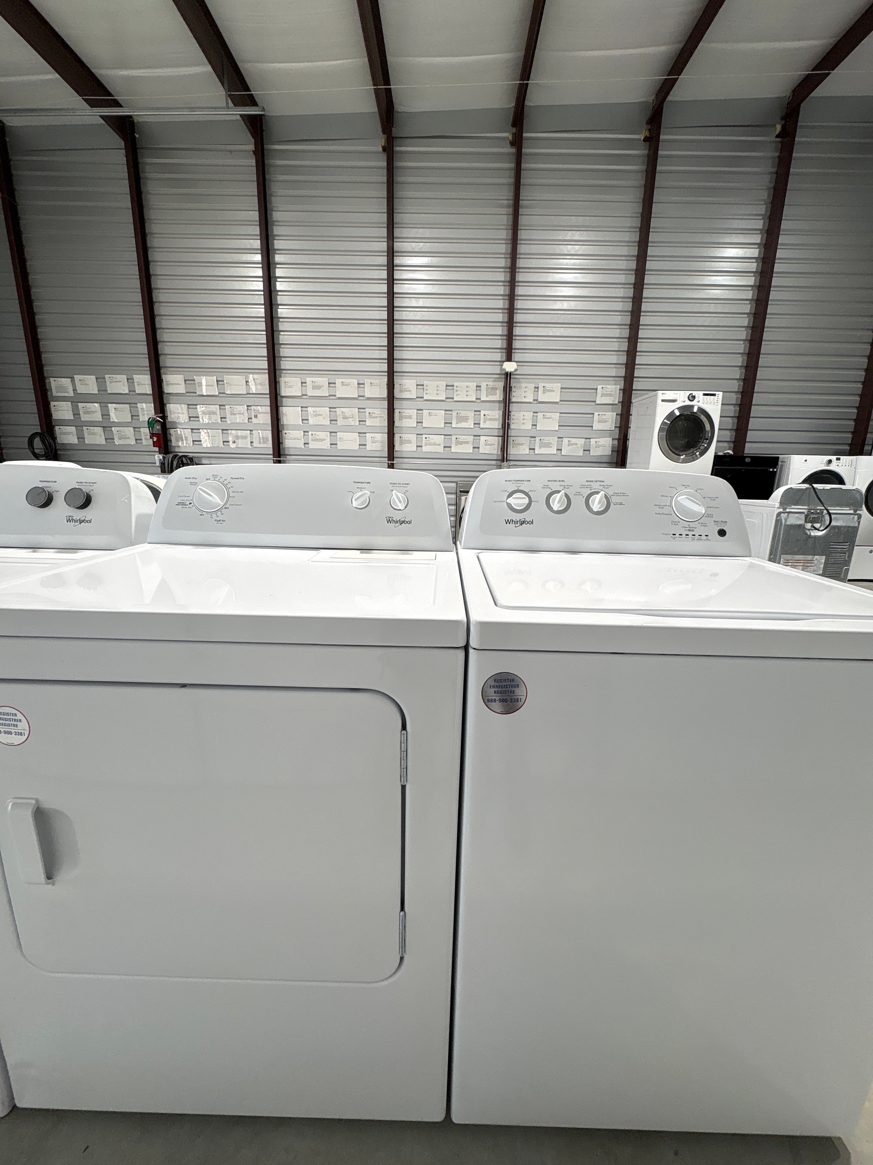 Whirlpool Top Load Washer & Electric Dryer Set - Refurbished | Austin TX