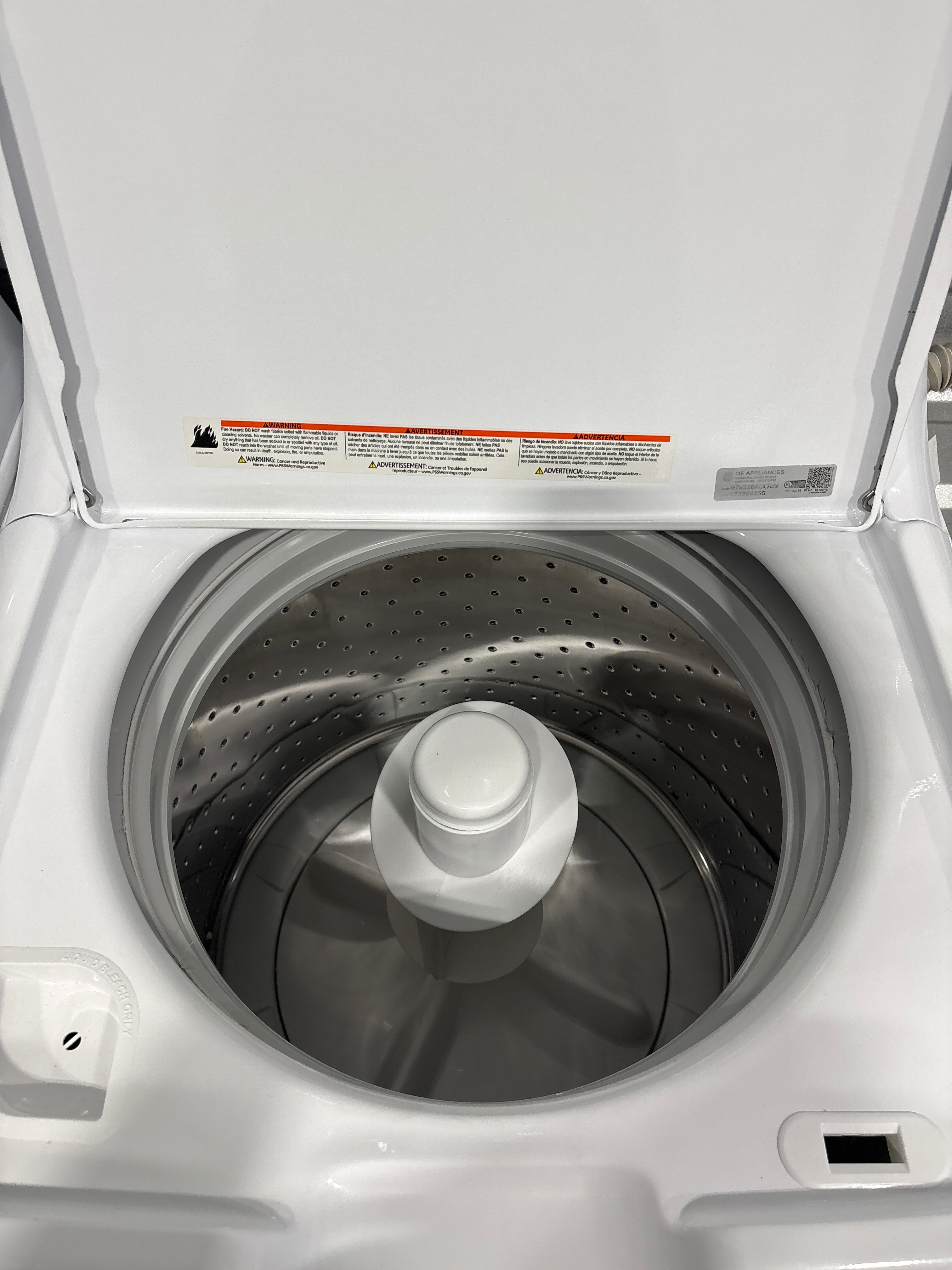 GE Top Load Washer & Electric Dryer Set - Refurbished | Austin TX