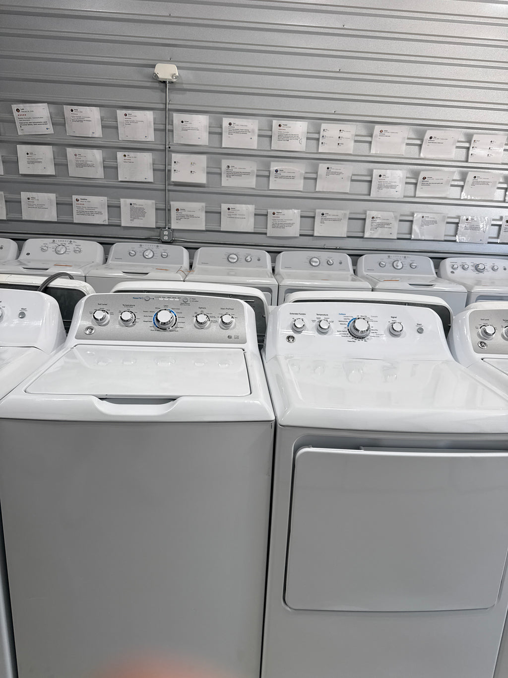 GE Top Load Washer & Electric Dryer Set - Refurbished | Austin TX
