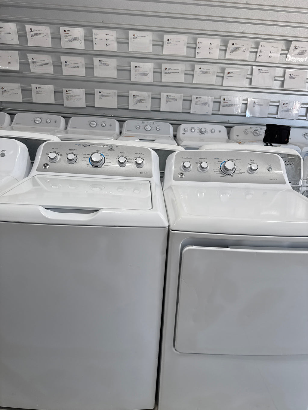 GE Top Load Washer & Electric Dryer Set - Refurbished | Austin TX