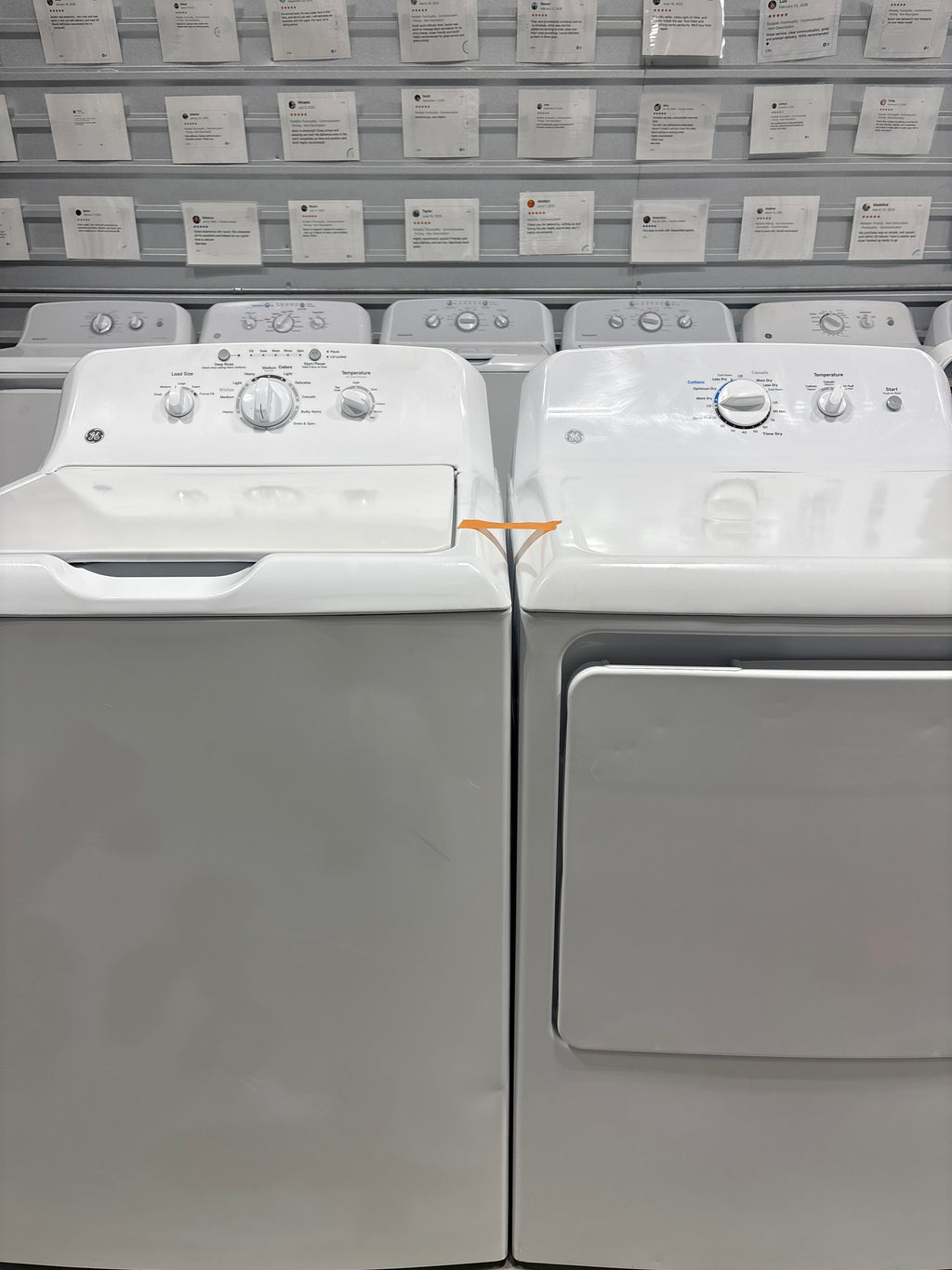 GE Top Load Washer & Electric Dryer Set - Refurbished | Austin TX