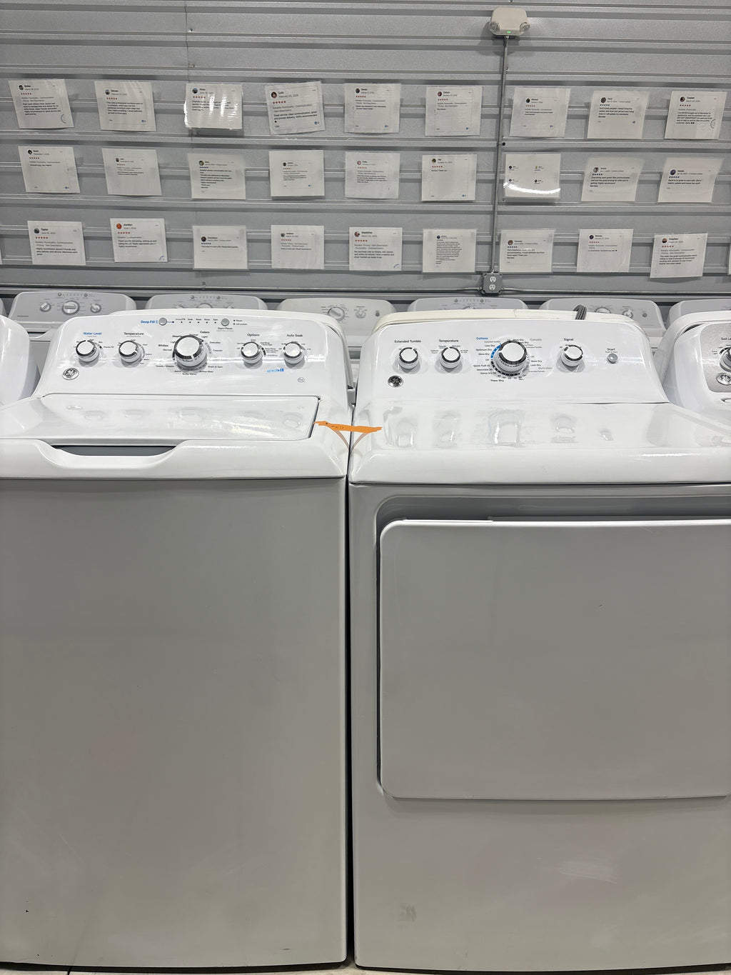 GE Top Load Washer & Electric Dryer Set - Refurbished | Austin TX
