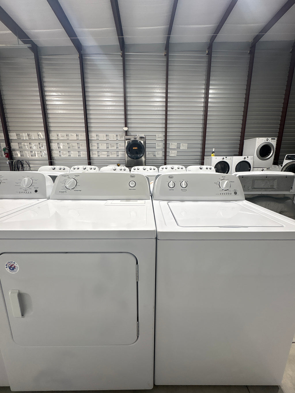 Whirlpool Top Load Washer & Electric Dryer Set - Refurbished | Austin TX