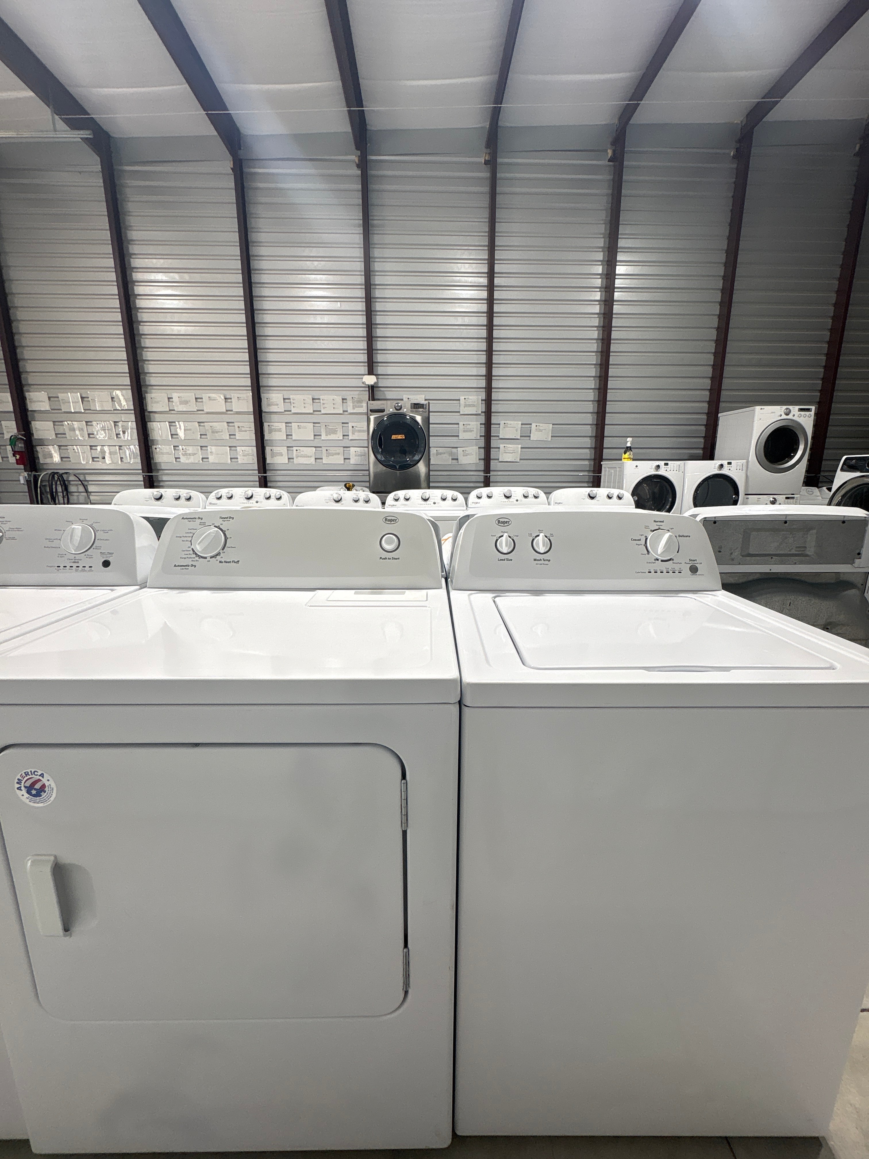 Whirlpool Top Load Washer & Electric Dryer Set - Refurbished | Austin TX