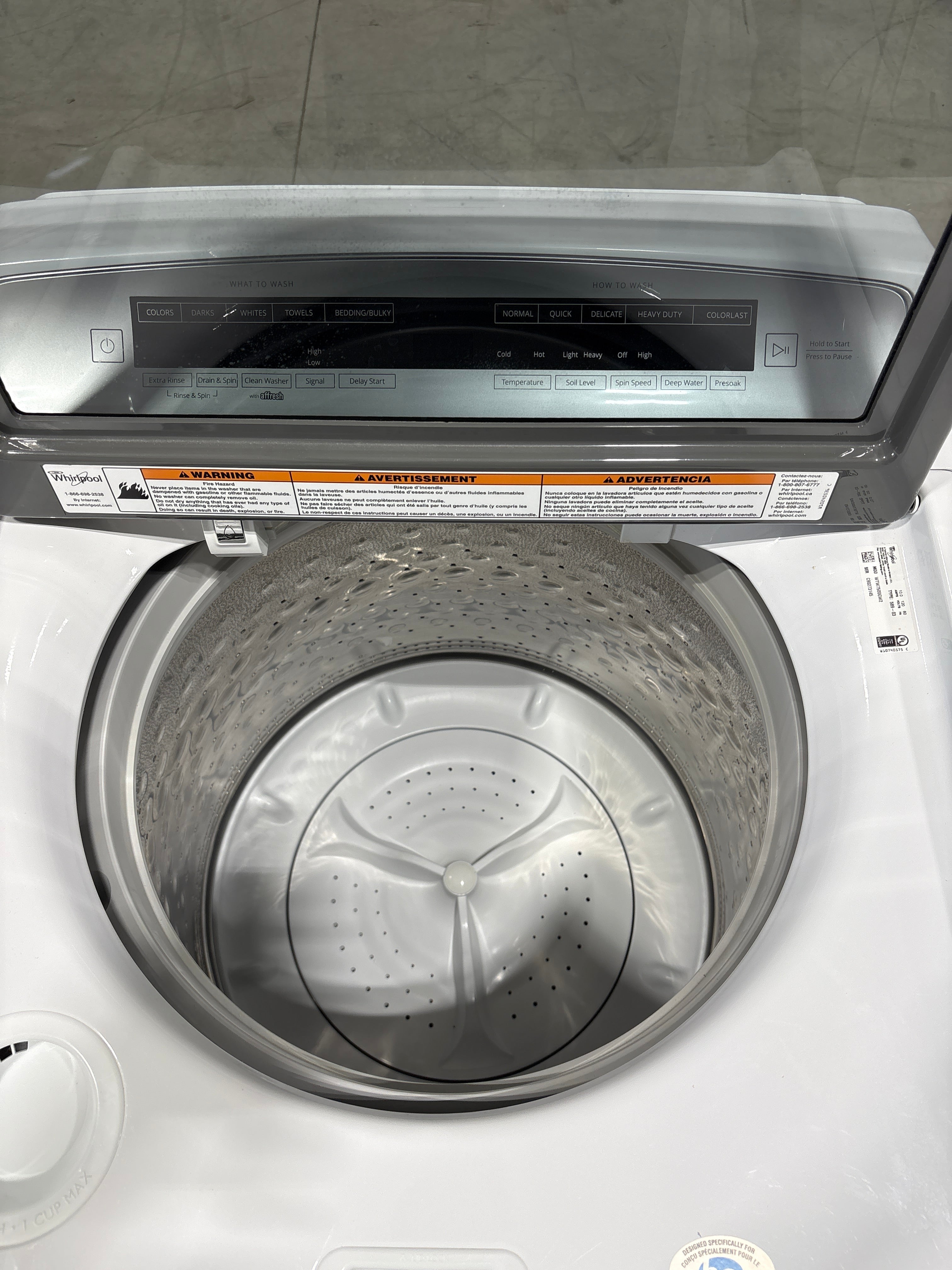 Whirlpool Top Load Washer & Electric Dryer Set - Refurbished | Austin TX