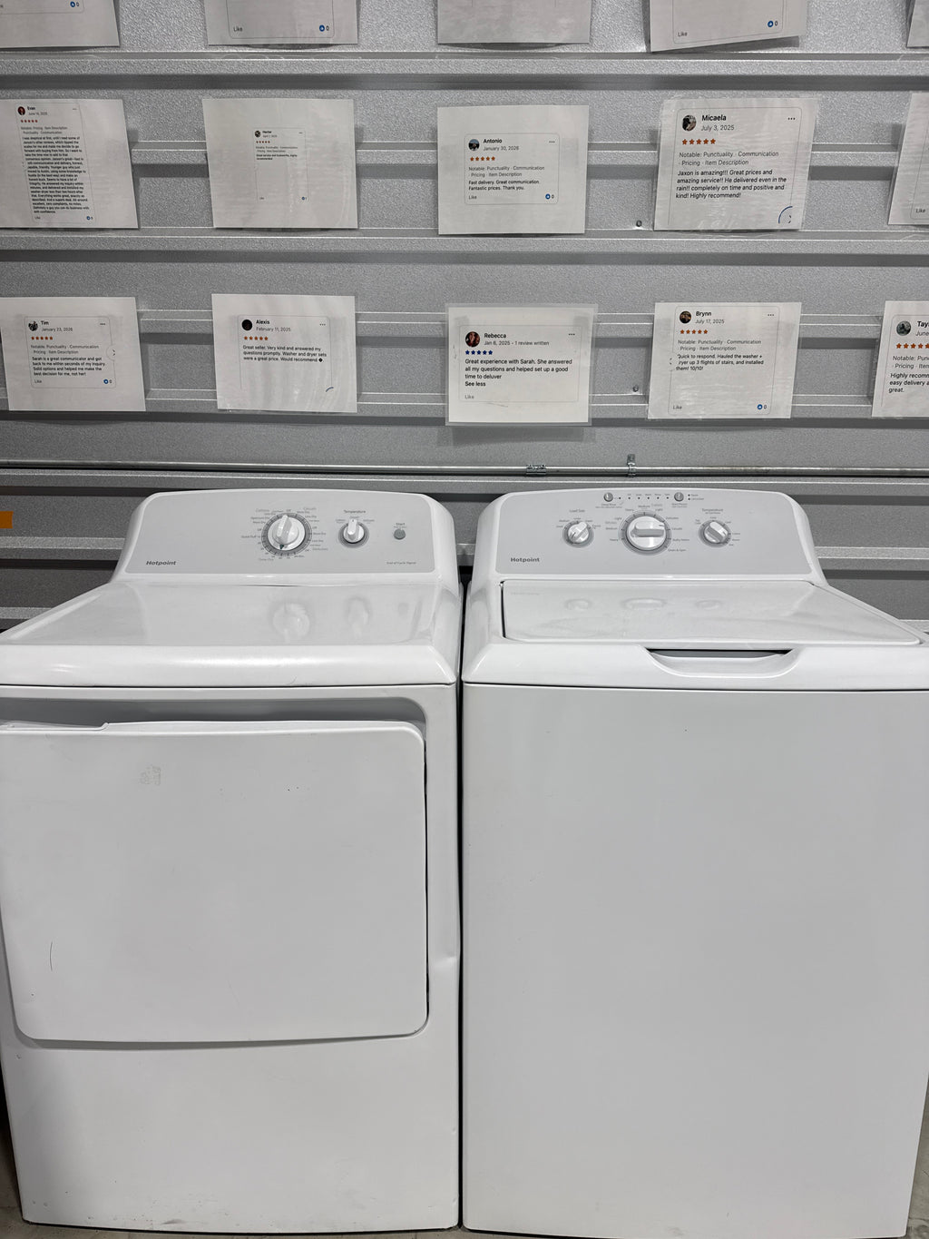 GE Top Load Washer & Electric Dryer Set - Refurbished | Austin TX