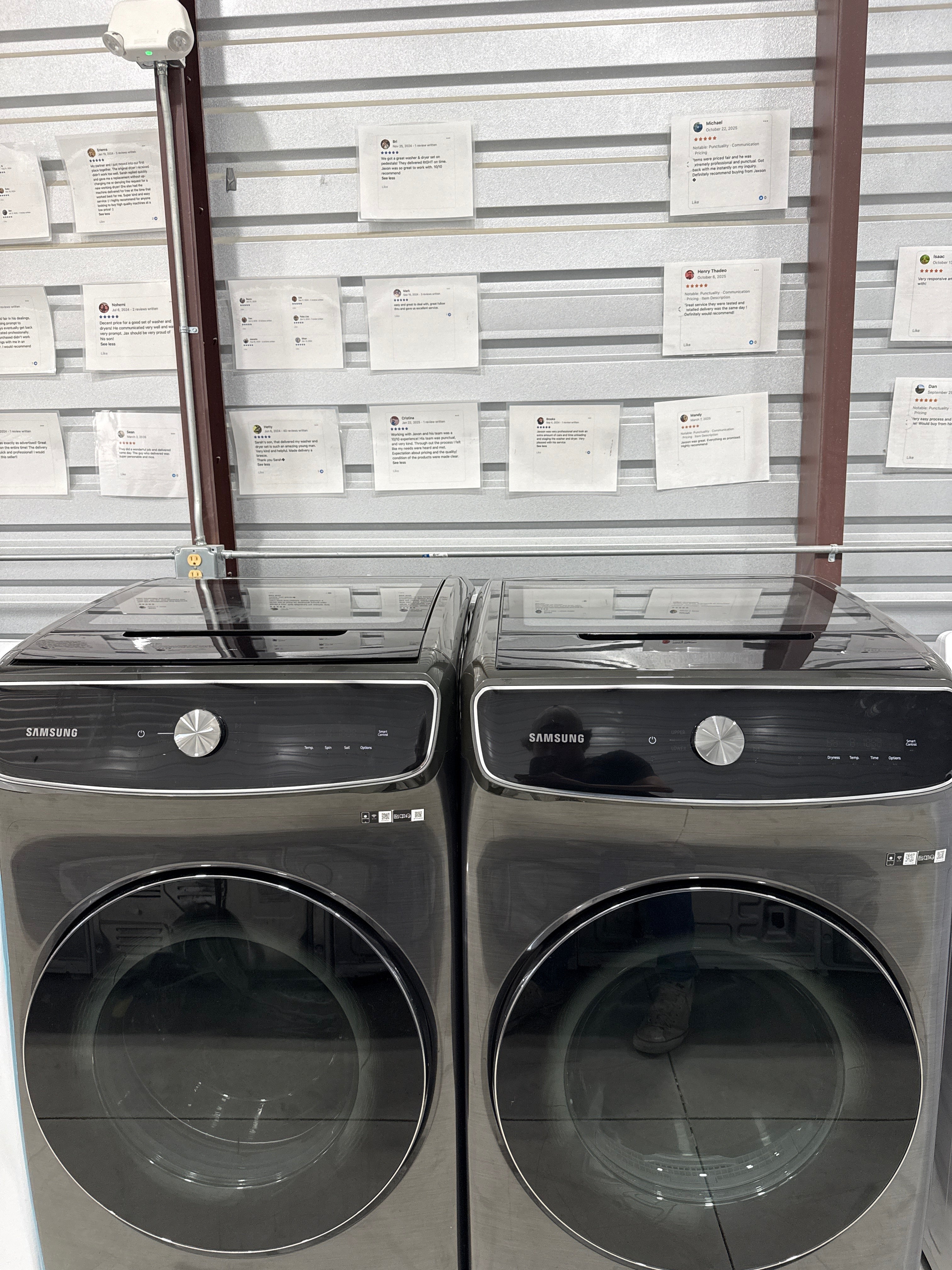 Samsung Front Load Washer & Electric Dryer Set - Refurbished | Austin TX
