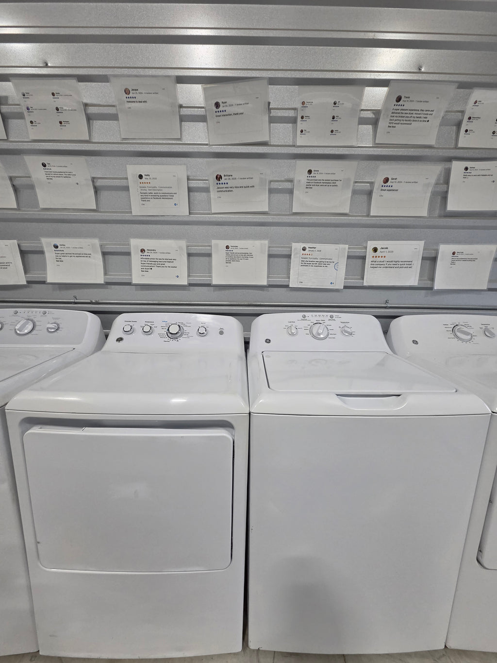 GE Top Load Washer & Electric Dryer Set - Refurbished | Austin TX