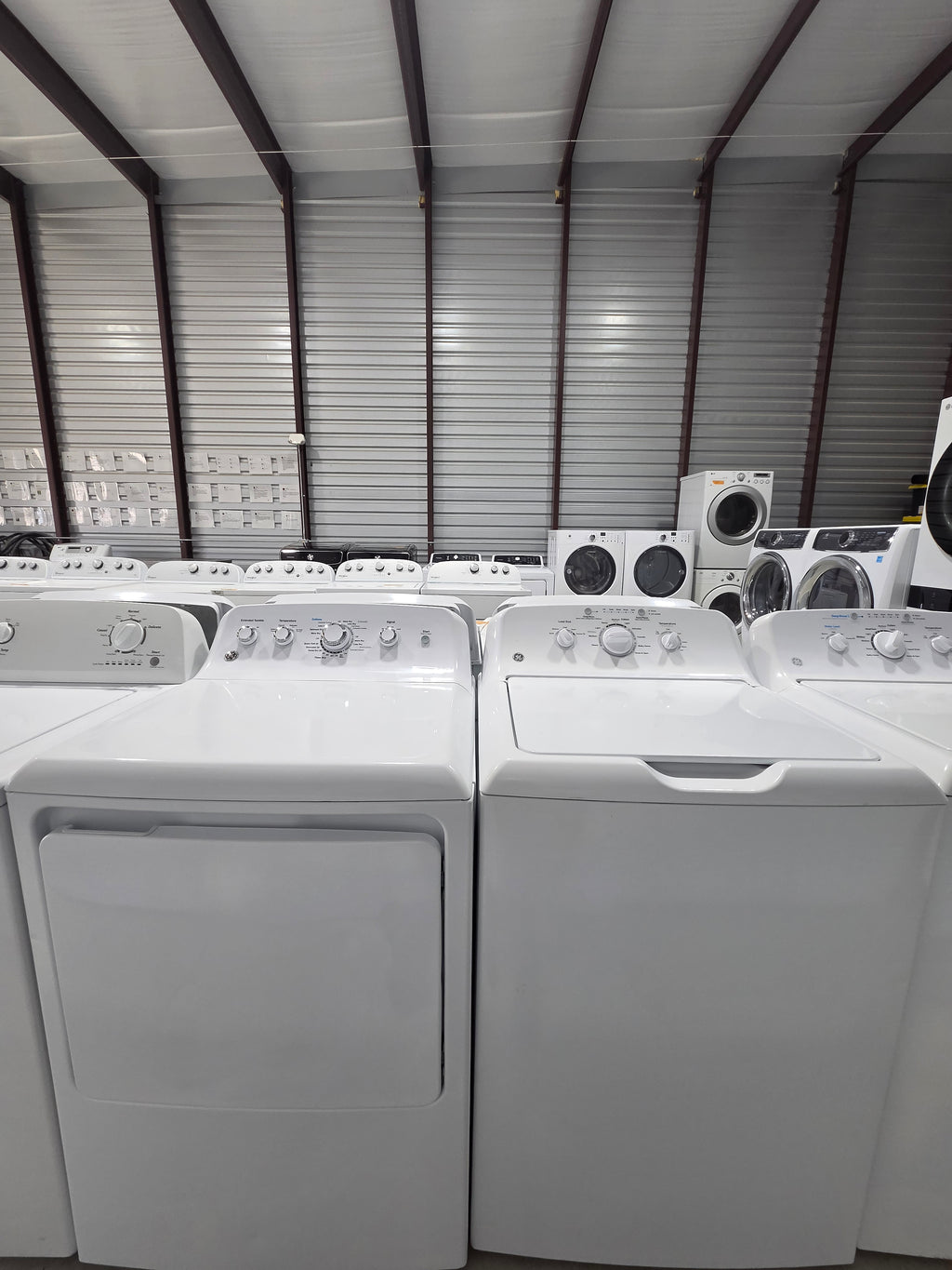 GE Top Load Washer & Electric Dryer Set - Refurbished | Austin TX