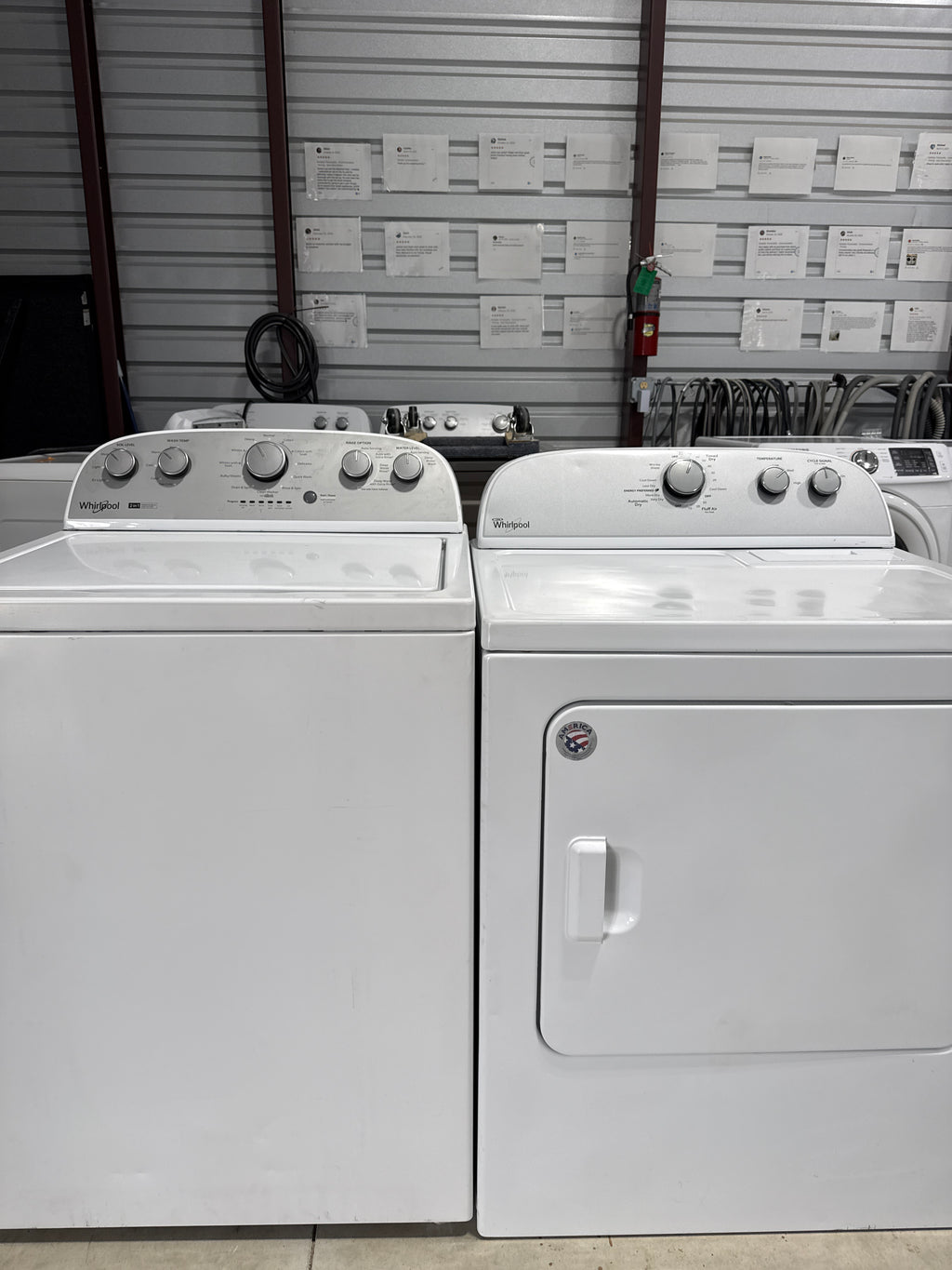 Whirlpool Top Load Washer & Electric Dryer Set - Refurbished | Austin TX