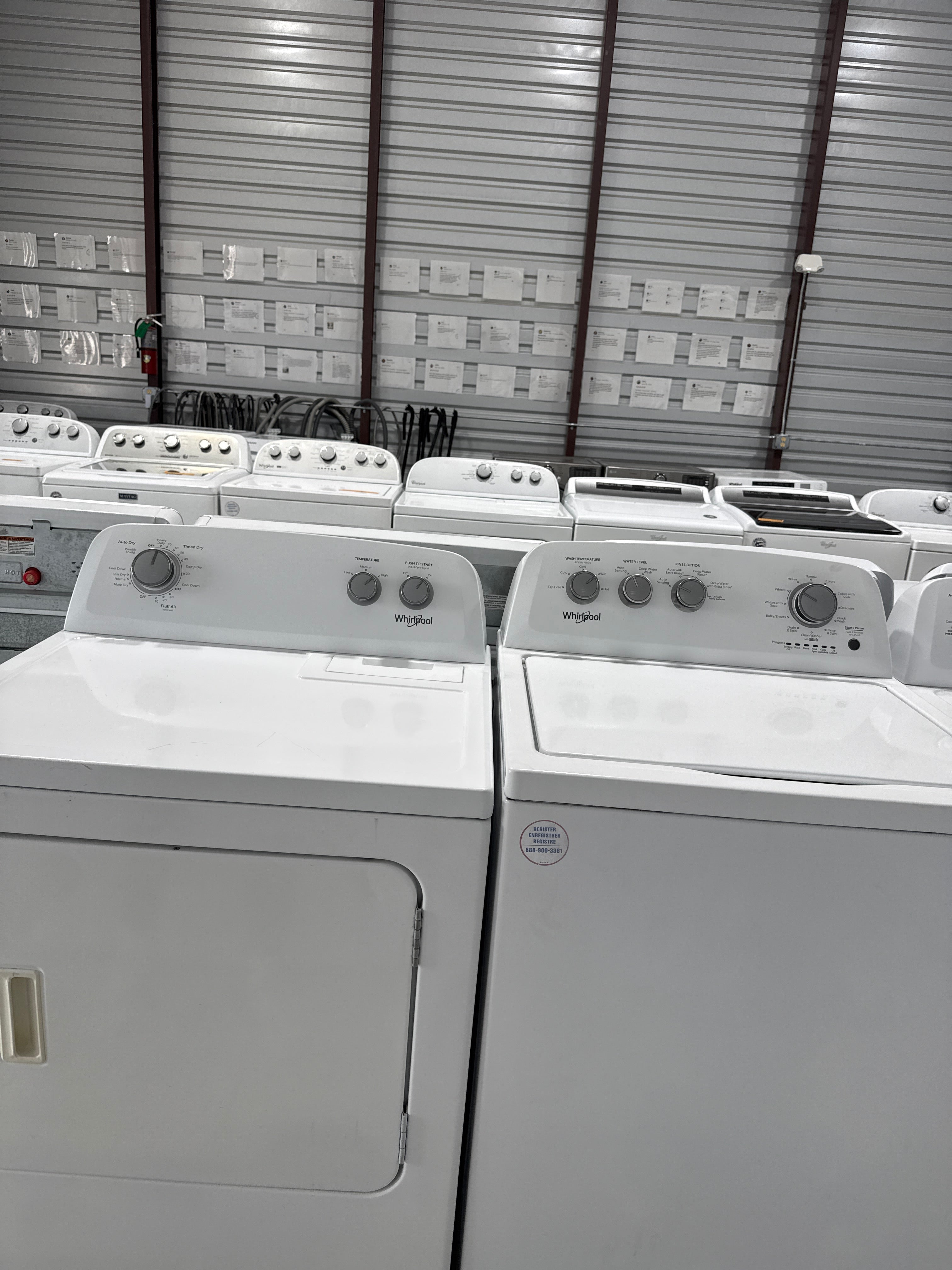 Whirlpool Top Load Washer & Electric Dryer Set - Refurbished | Austin TX