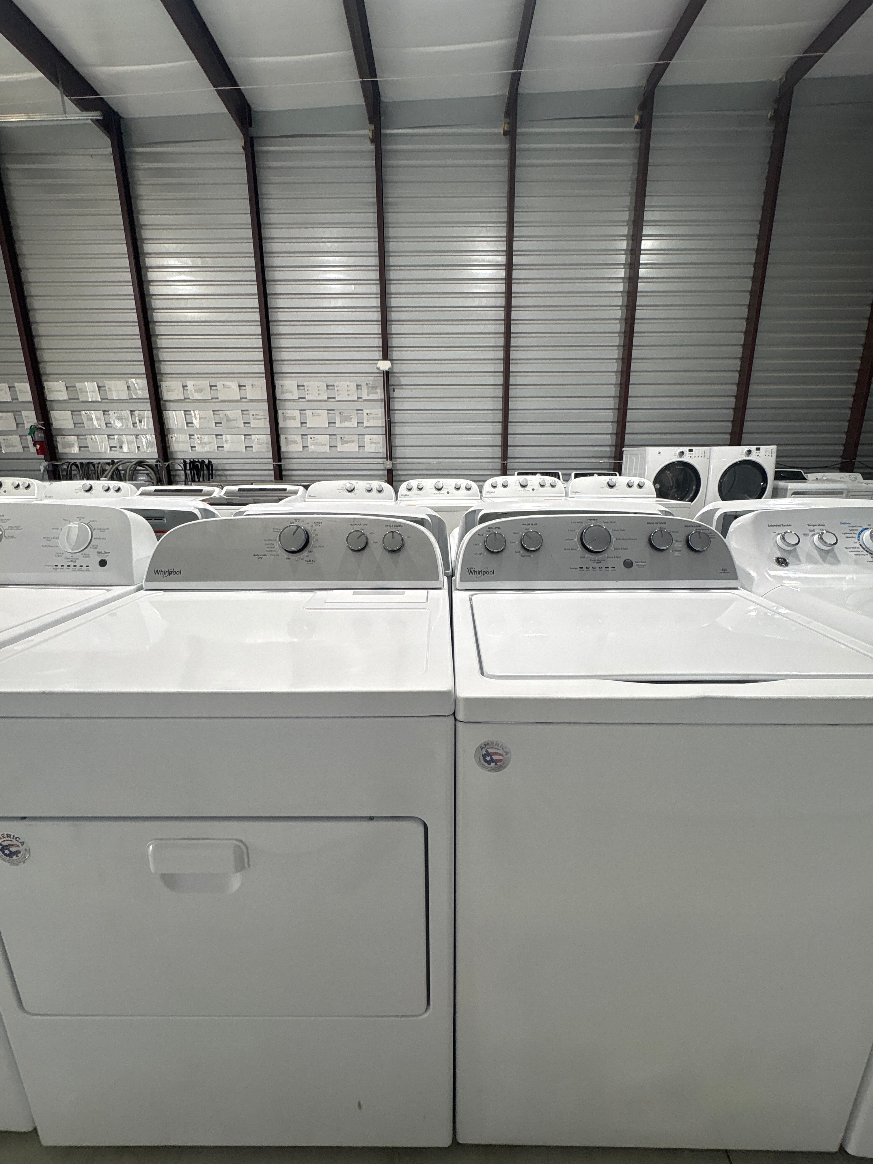 Whirlpool Top Load Washer & Electric Dryer Set - Refurbished | Austin TX