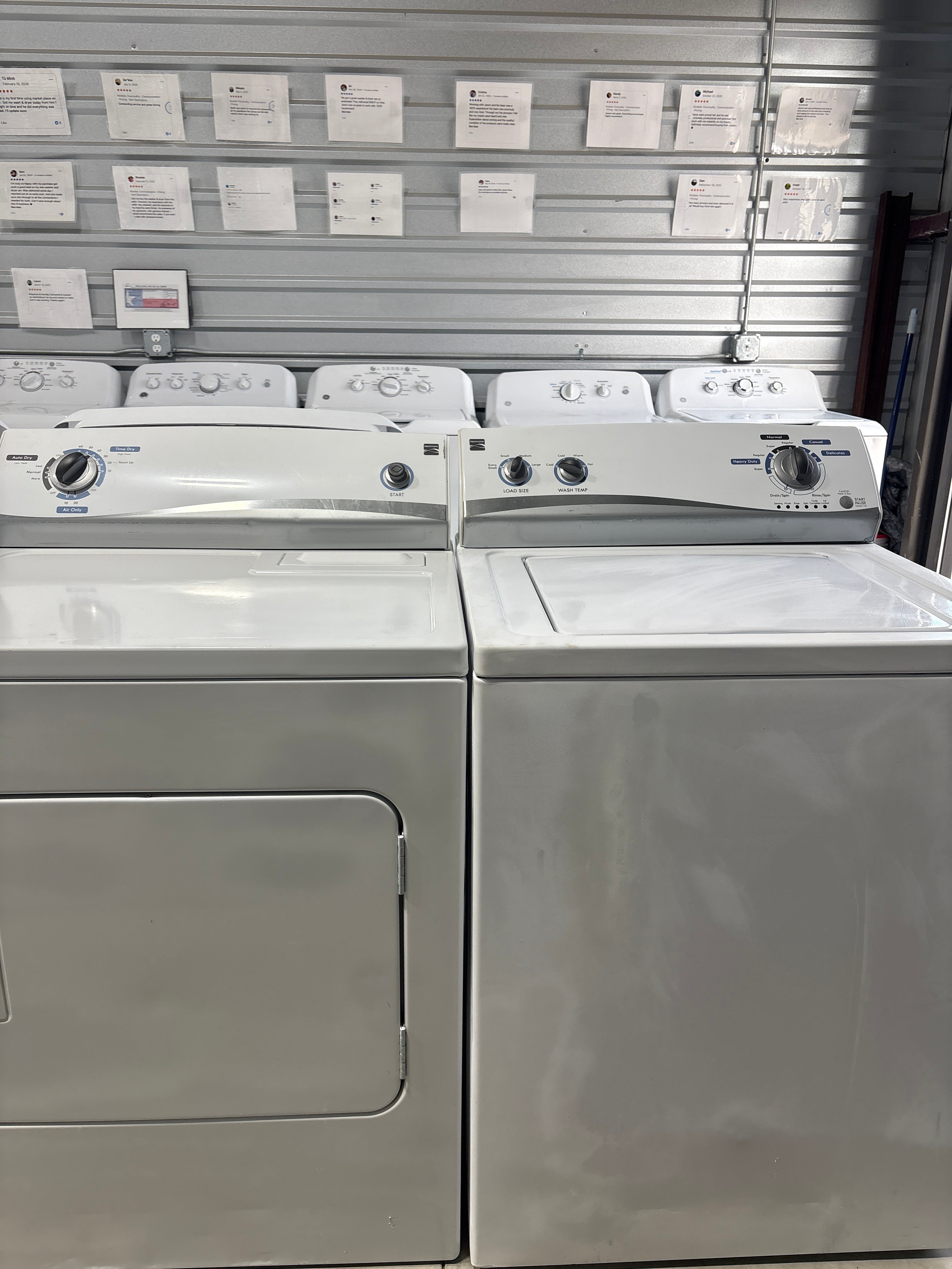 Kenmore Top Load Washer & Electric Dryer Set - Refurbished | Austin TX