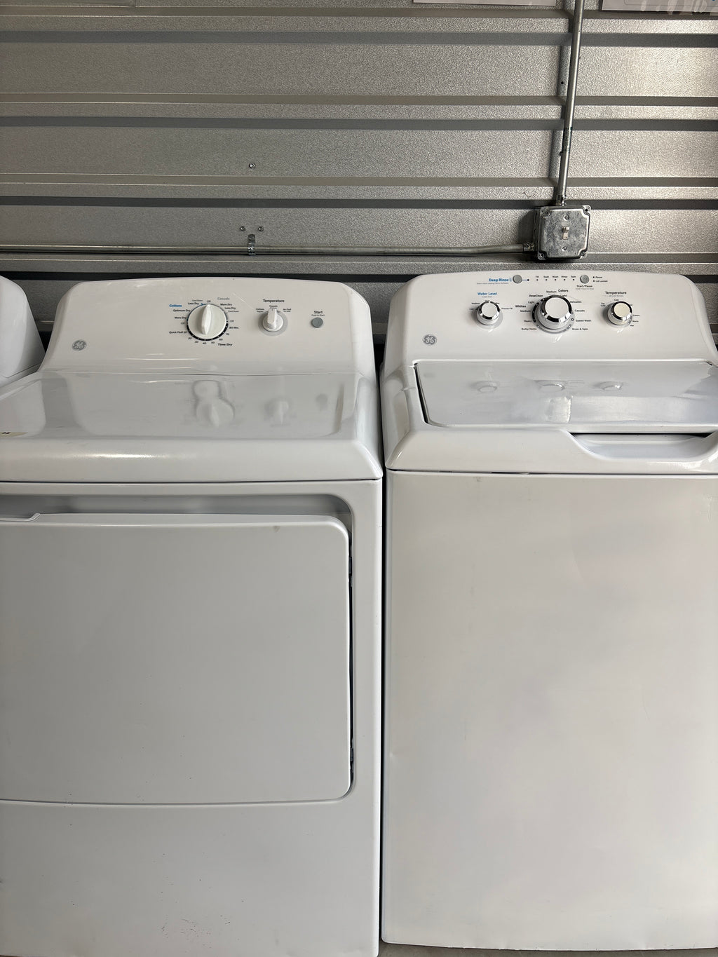 GE Top Load Washer & Electric Dryer Set - Refurbished | Austin TX
