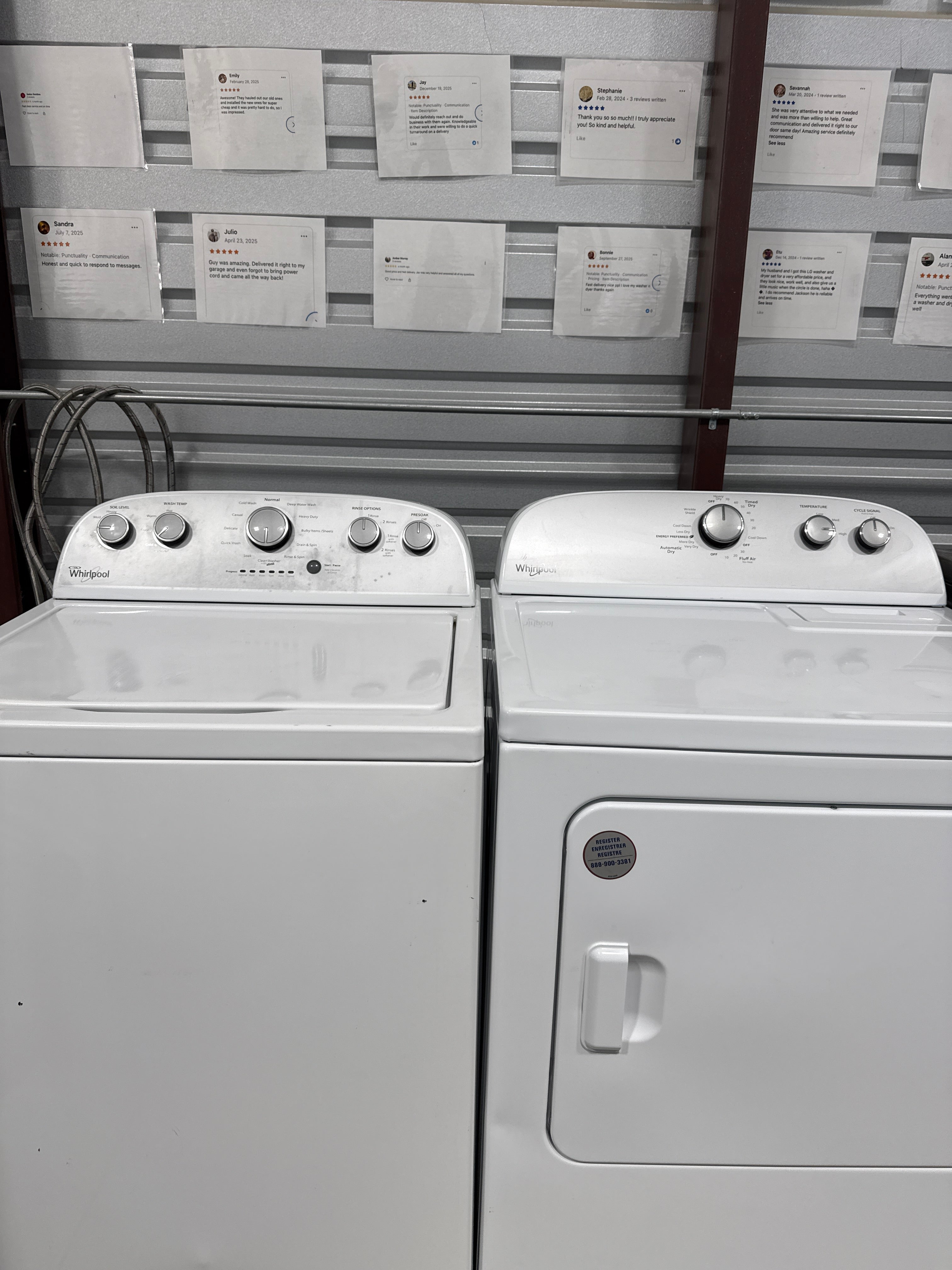 Whirlpool Top Load Washer & Electric Dryer Set - Refurbished | Austin TX
