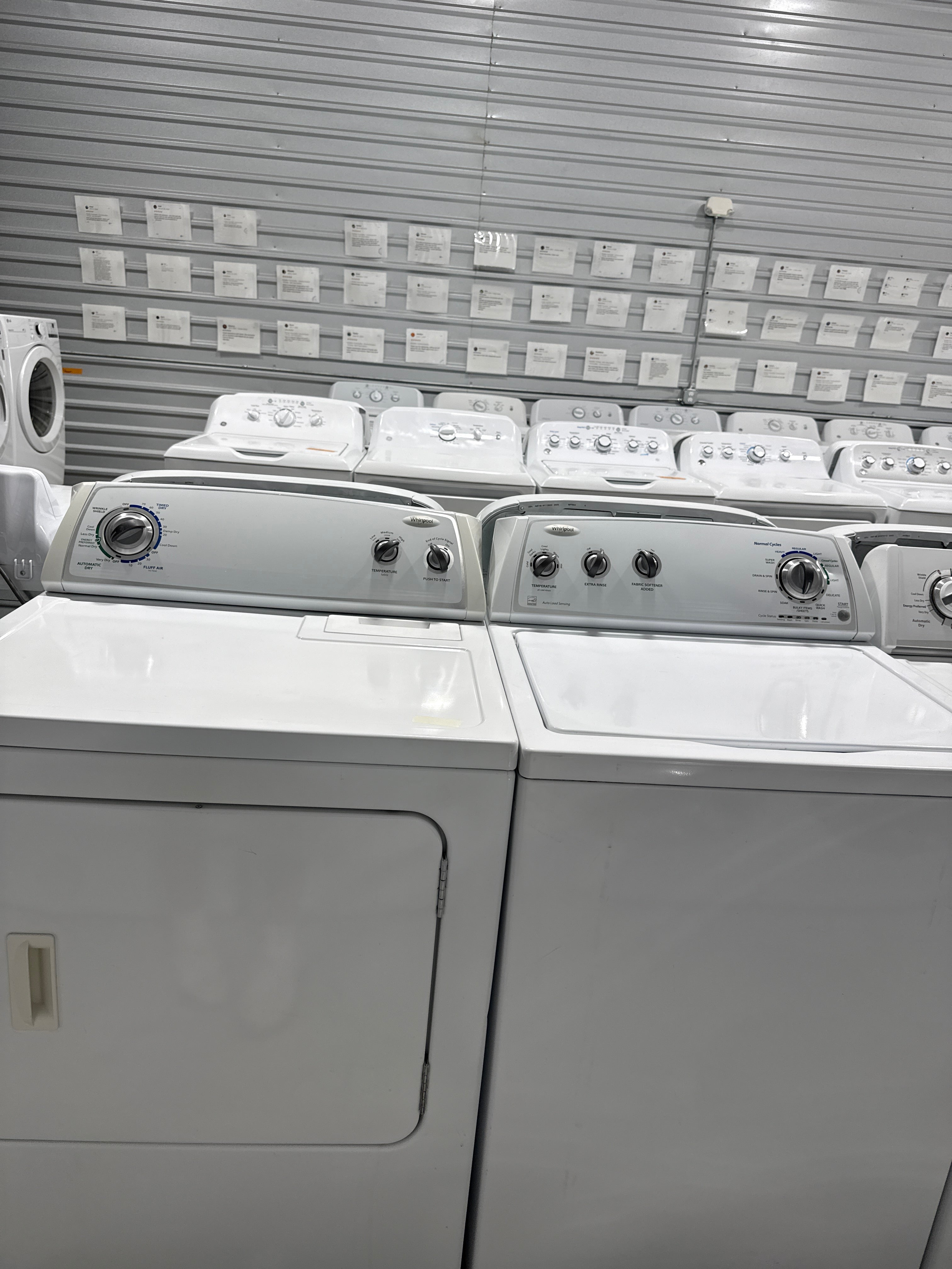 Whirlpool Top Load Washer & Electric Dryer Set - Refurbished | Austin TX