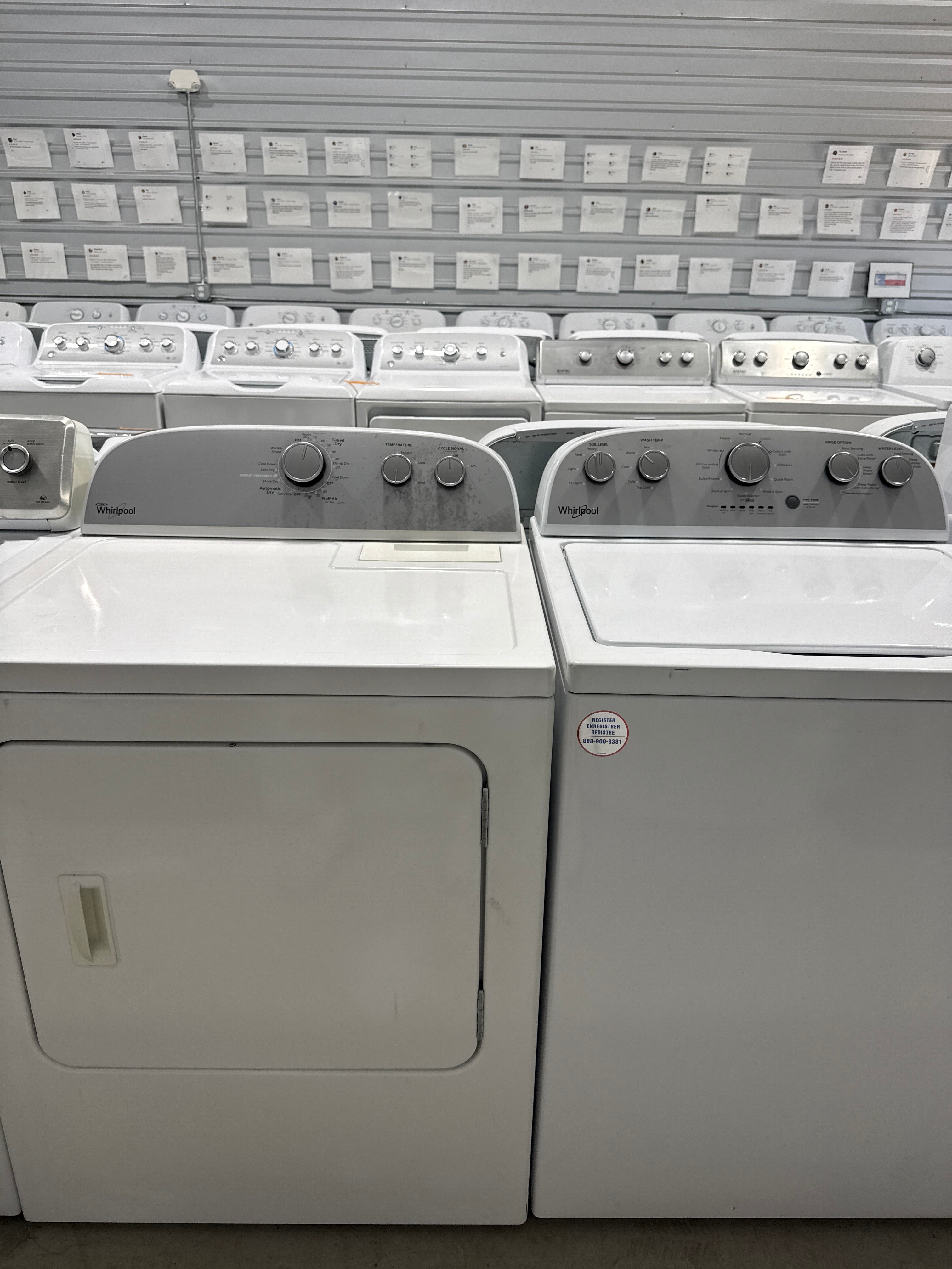 Whirlpool Top Load Washer & Electric Dryer Set - Refurbished | Austin TX