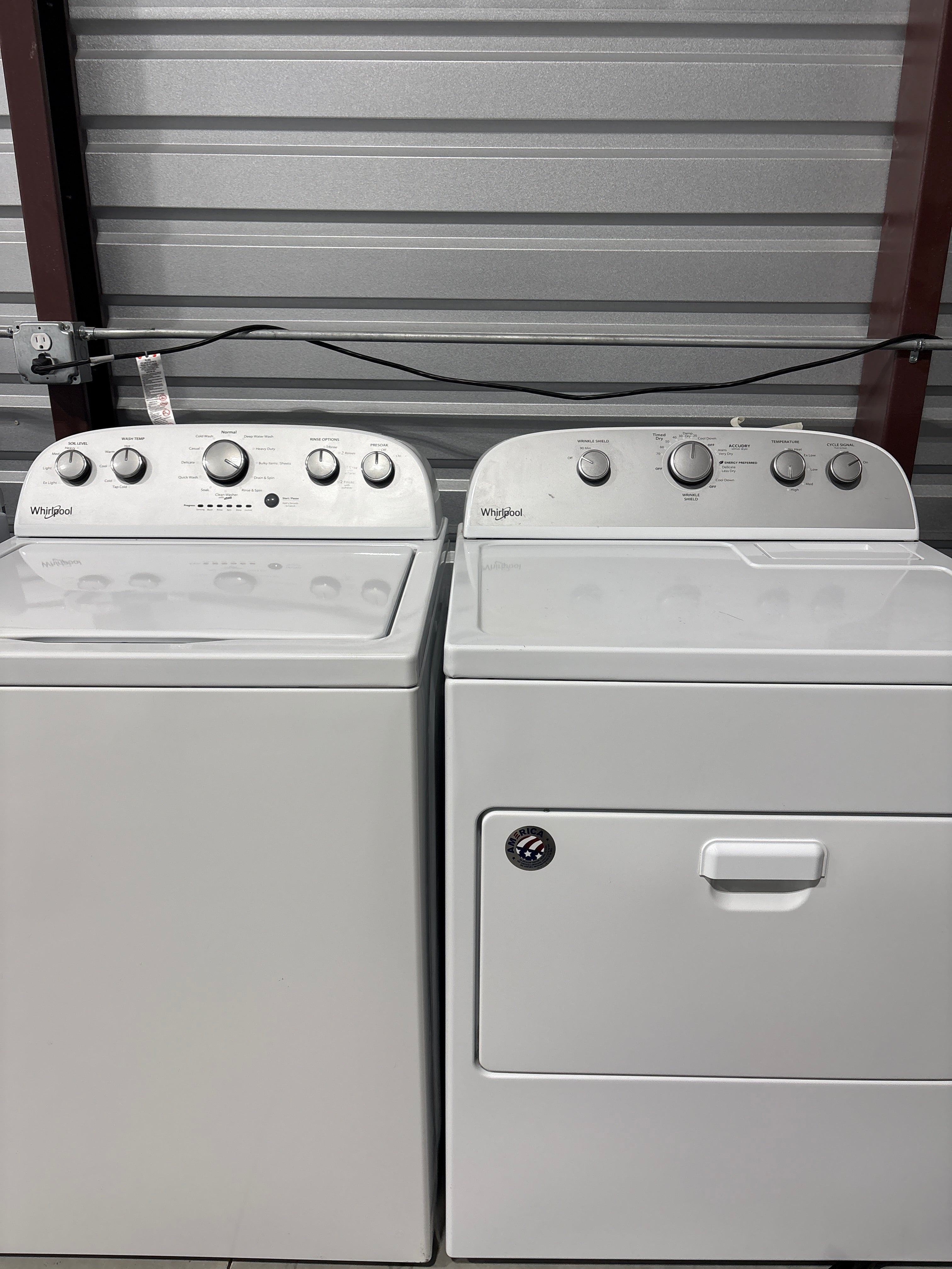 Whirlpool Top Load Washer & Electric Dryer Set - Refurbished | Austin TX