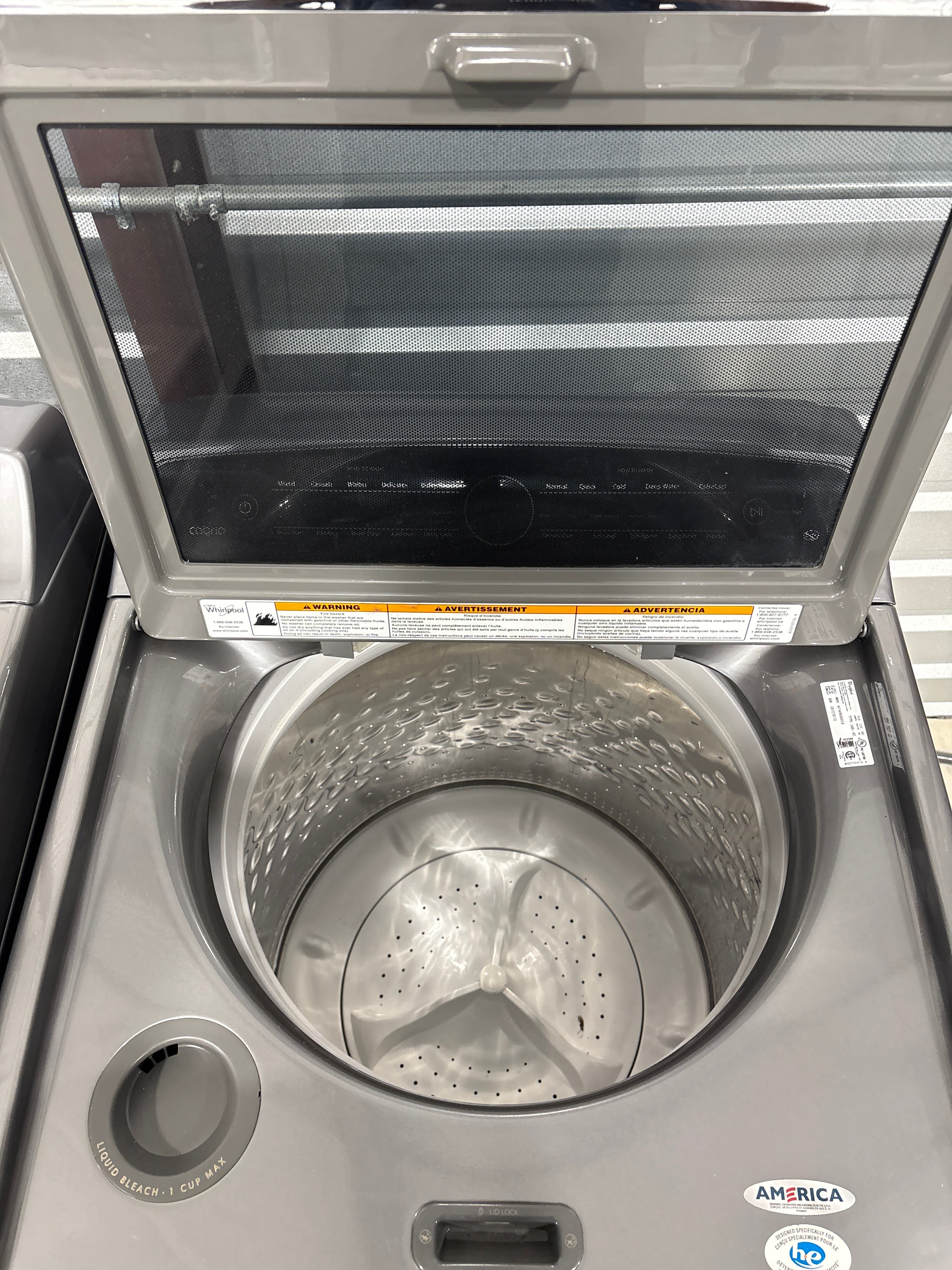 Whirlpool Carbio XL Top Load Washer & Electric Dryer Set - Refurbished | Austin TX