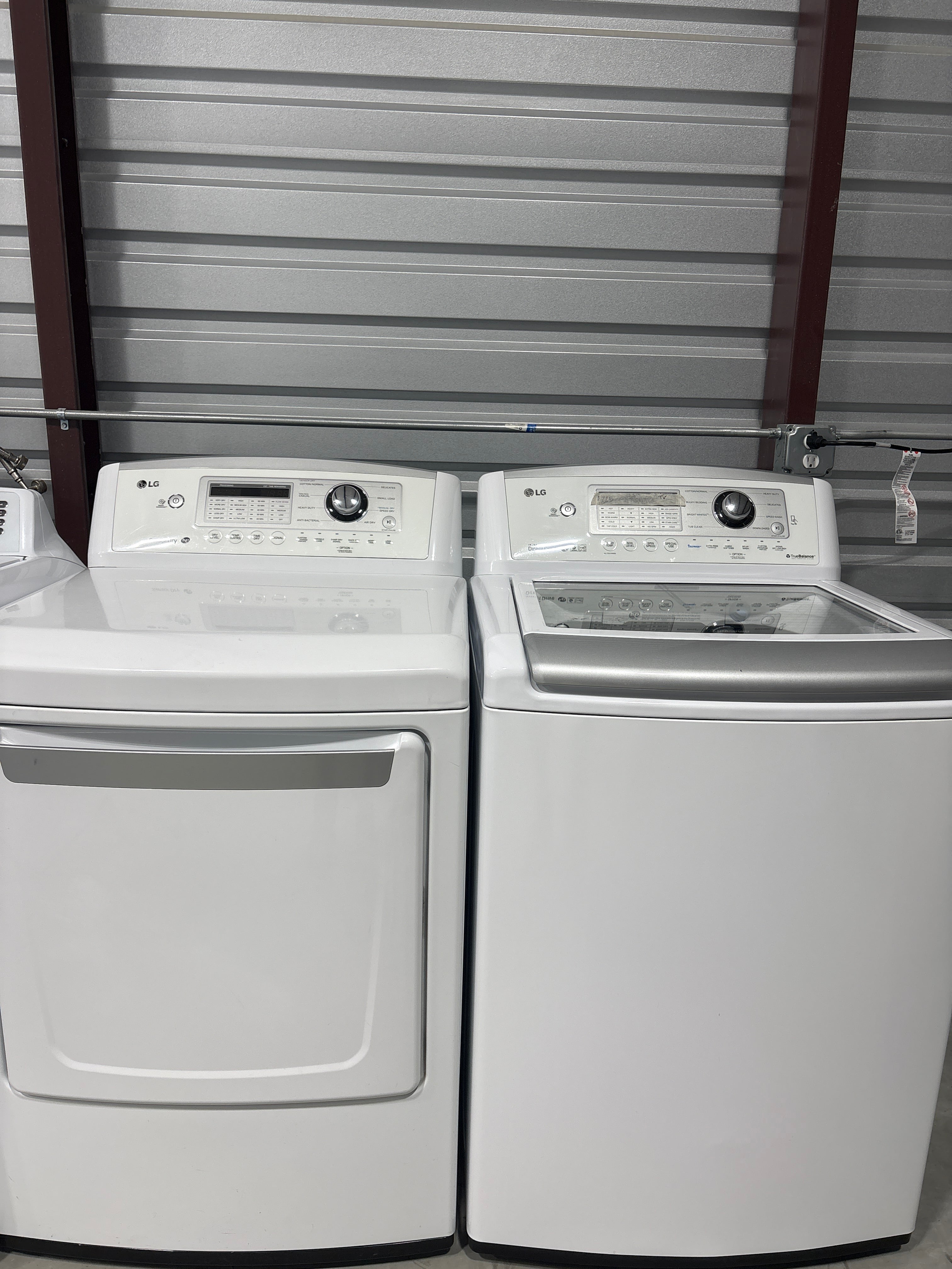 LG Top Load Washer & Electric Dryer Set - Refurbished | Austin TX