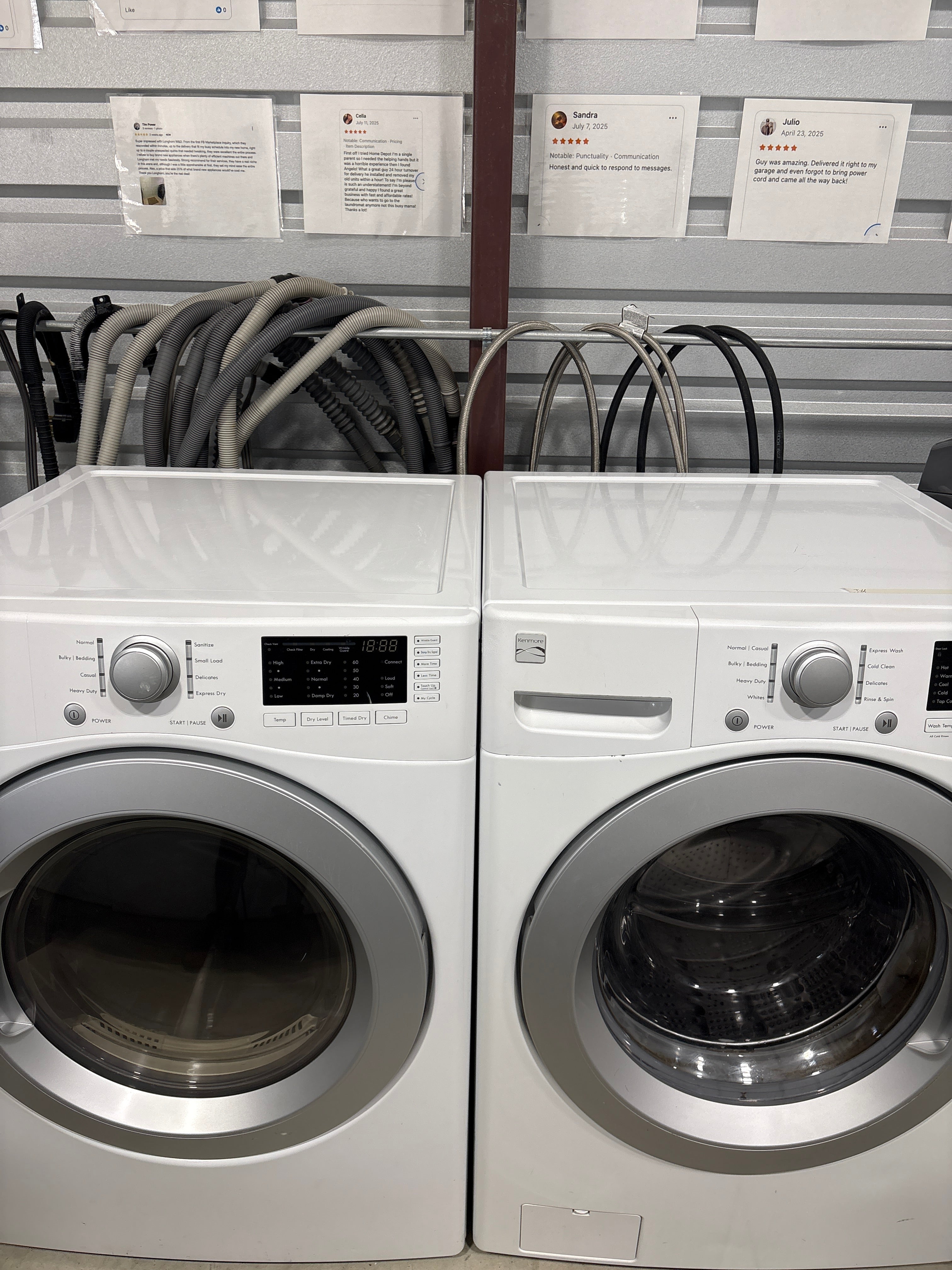 Kenmore Front Load Washer & Electric Dryer Set - Refurbished | Austin TX