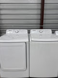 Samsung Self Clean Top Load Washer & Electric Dryer Set - Refurbished | Austin TX