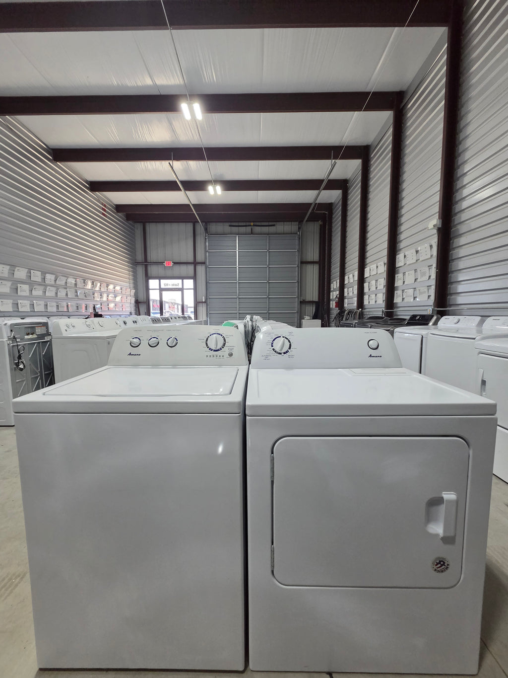 Amana Top Load Washer & Electric Dryer Set - Refurbished | Austin TX