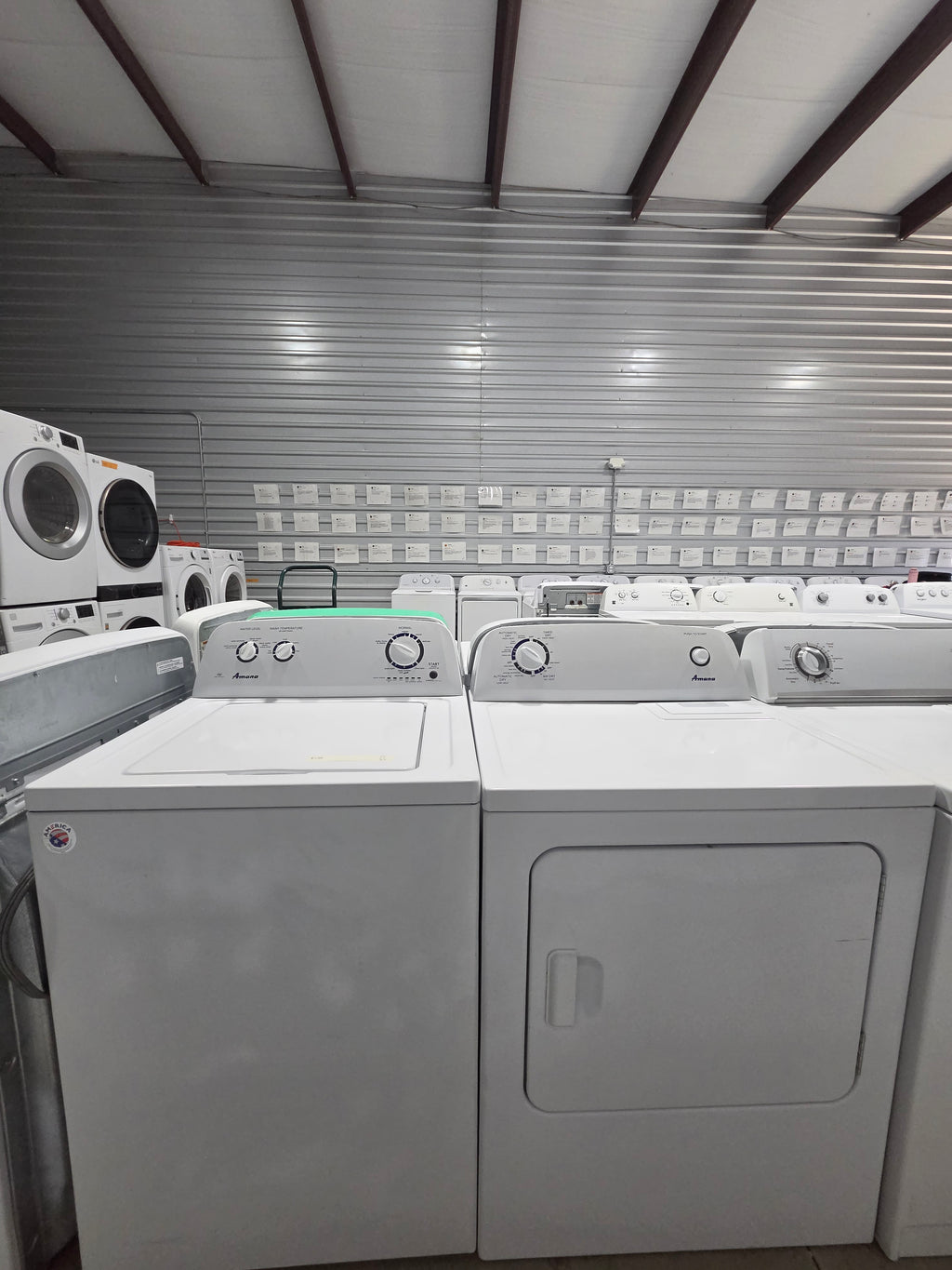 Amana Top Load Washer & Electric Dryer Set - Refurbished | Austin TX