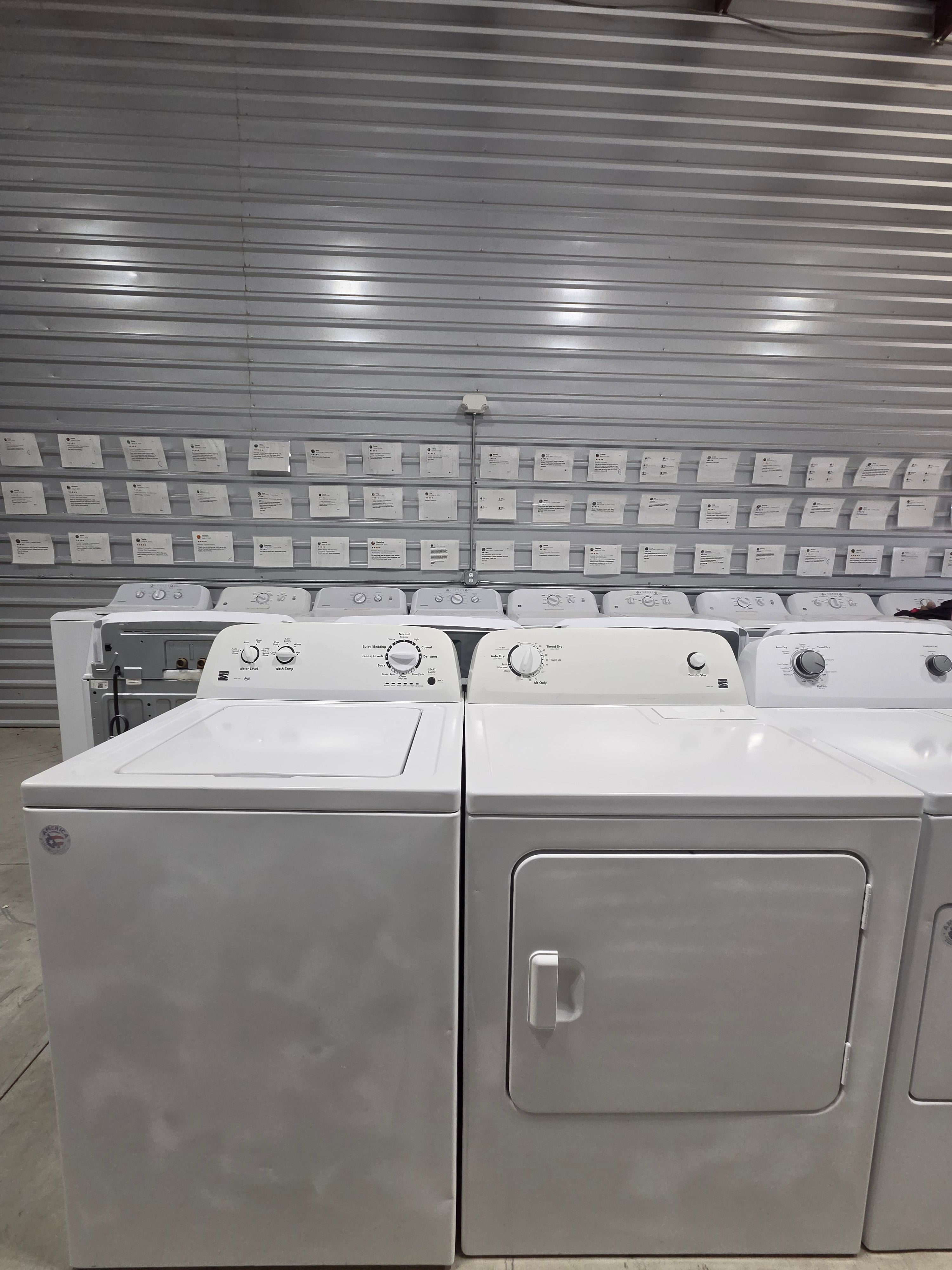 Kenmore Top Load Washer & Electric Dryer Set - Refurbished | Austin TX