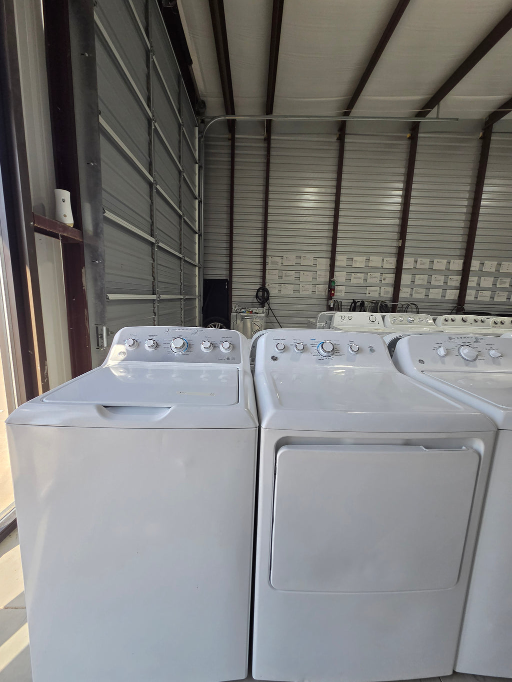 GE Top Load Washer & Electric Dryer Set - Refurbished | Austin TX