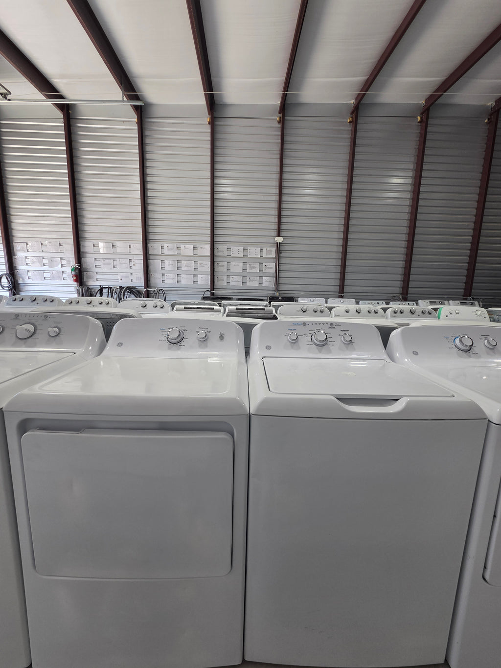 GE Top Load Washer & Electric Dryer Set - Refurbished | Austin TX