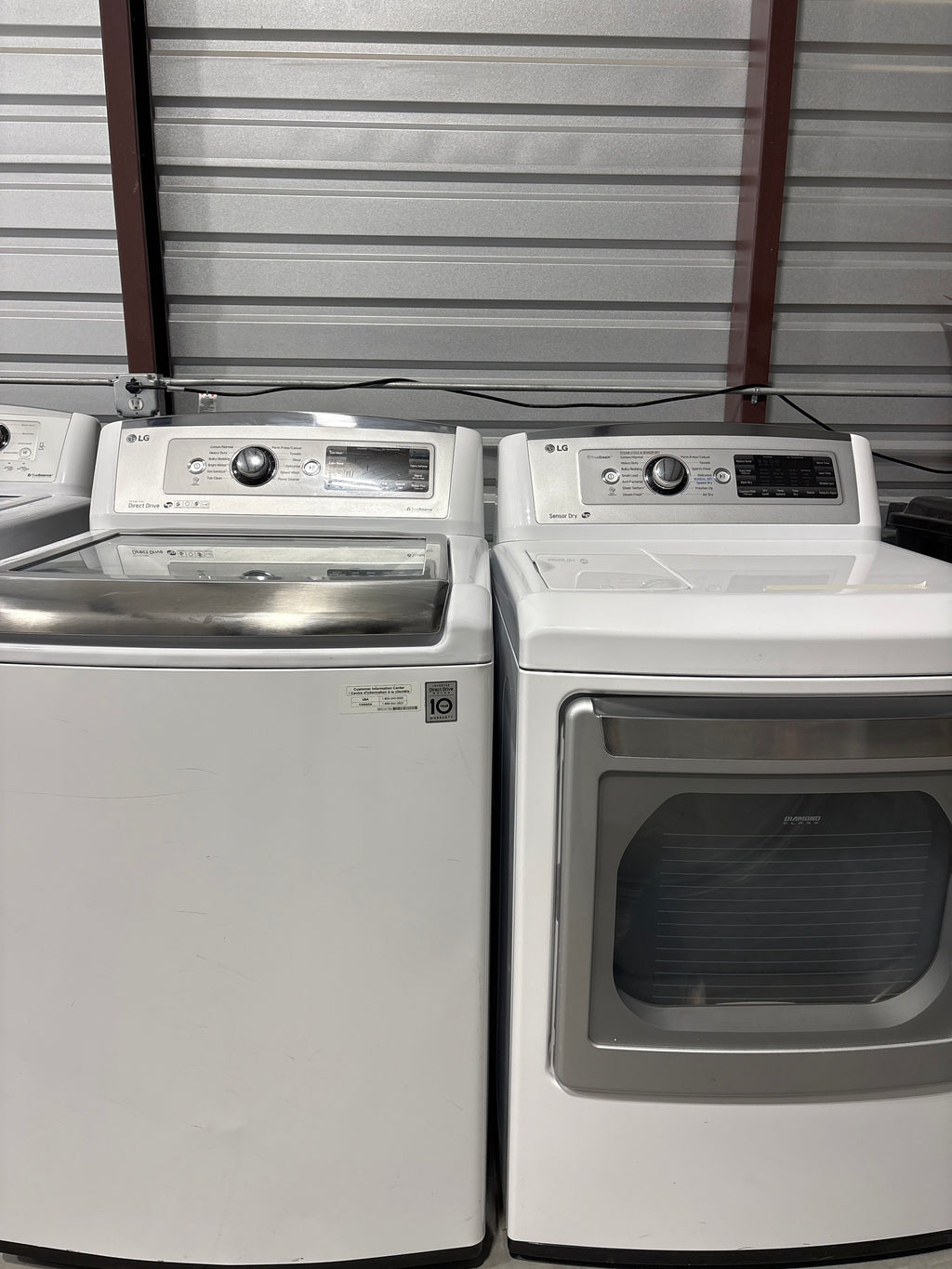 LG Top Load Washer & Electric Dryer Set - Refurbished | Austin TX