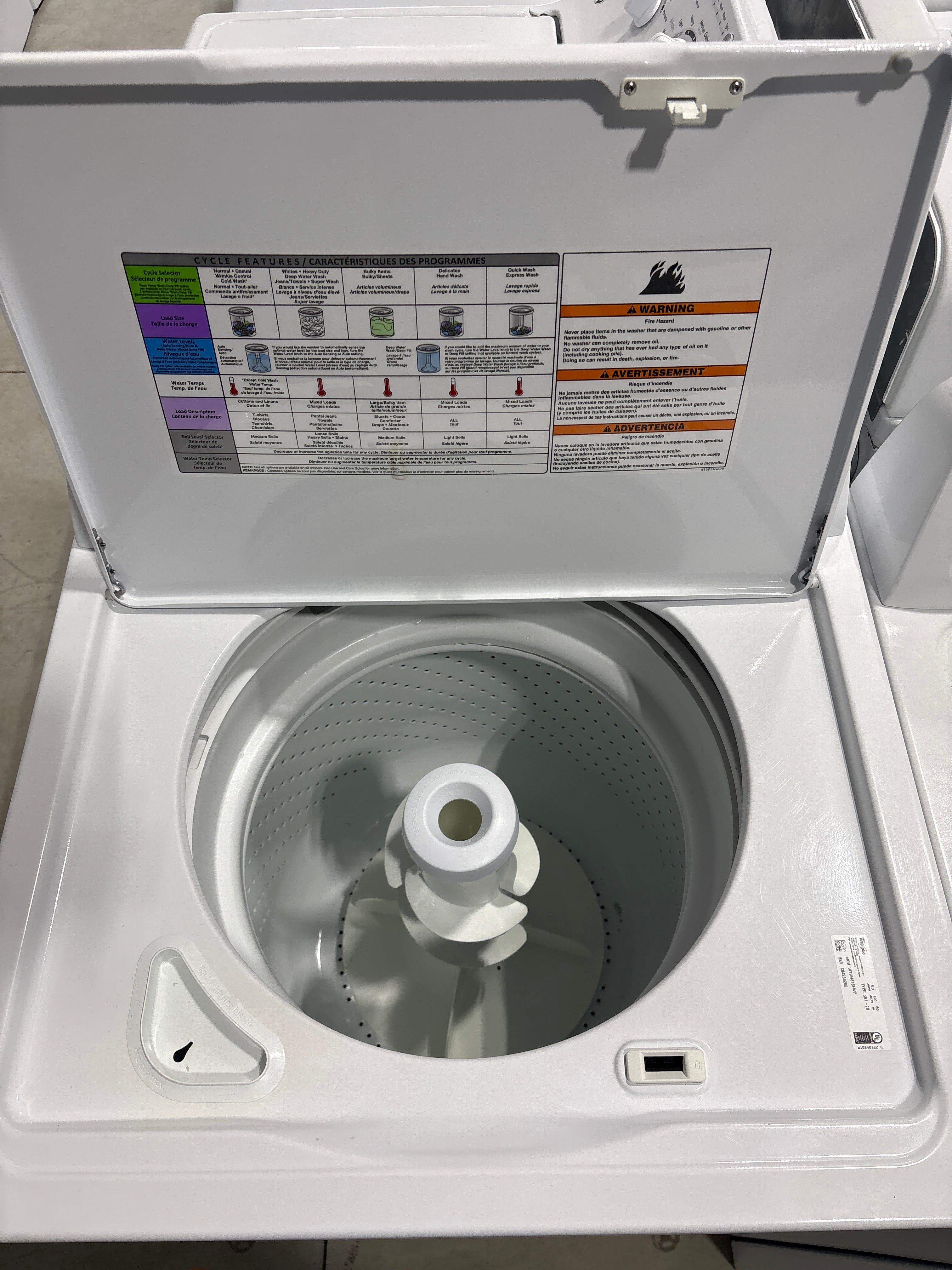 Whirlpool Top Load Washer & Electric Dryer Set - Refurbished | Austin TX