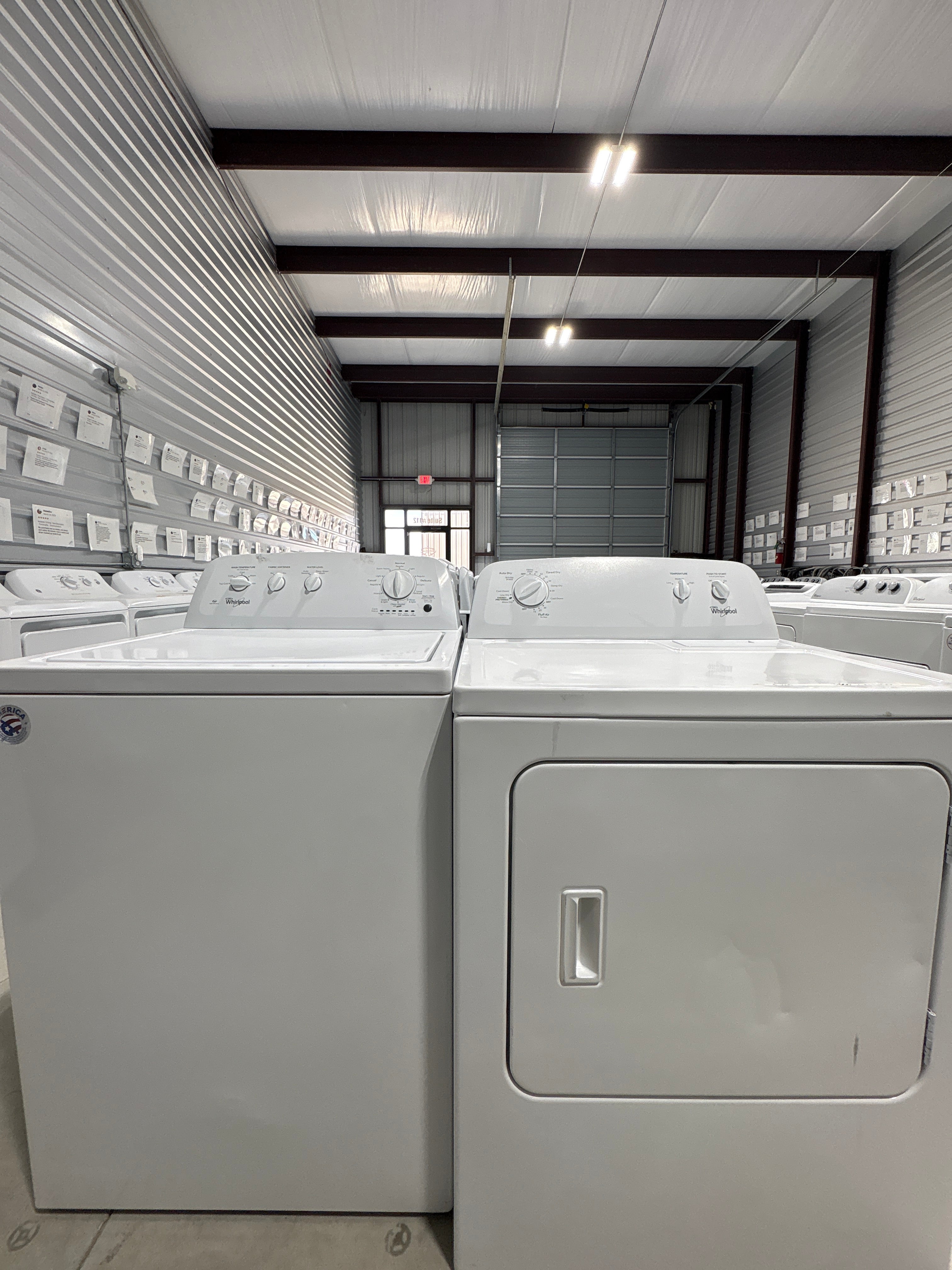 Whirlpool Top Load Washer & Electric Dryer Set - Refurbished | Austin TX