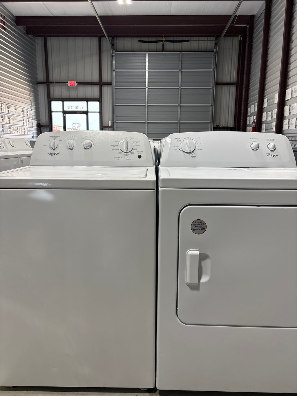 Whirlpool Top Load Washer & Electric Dryer Set - Refurbished | Austin TX