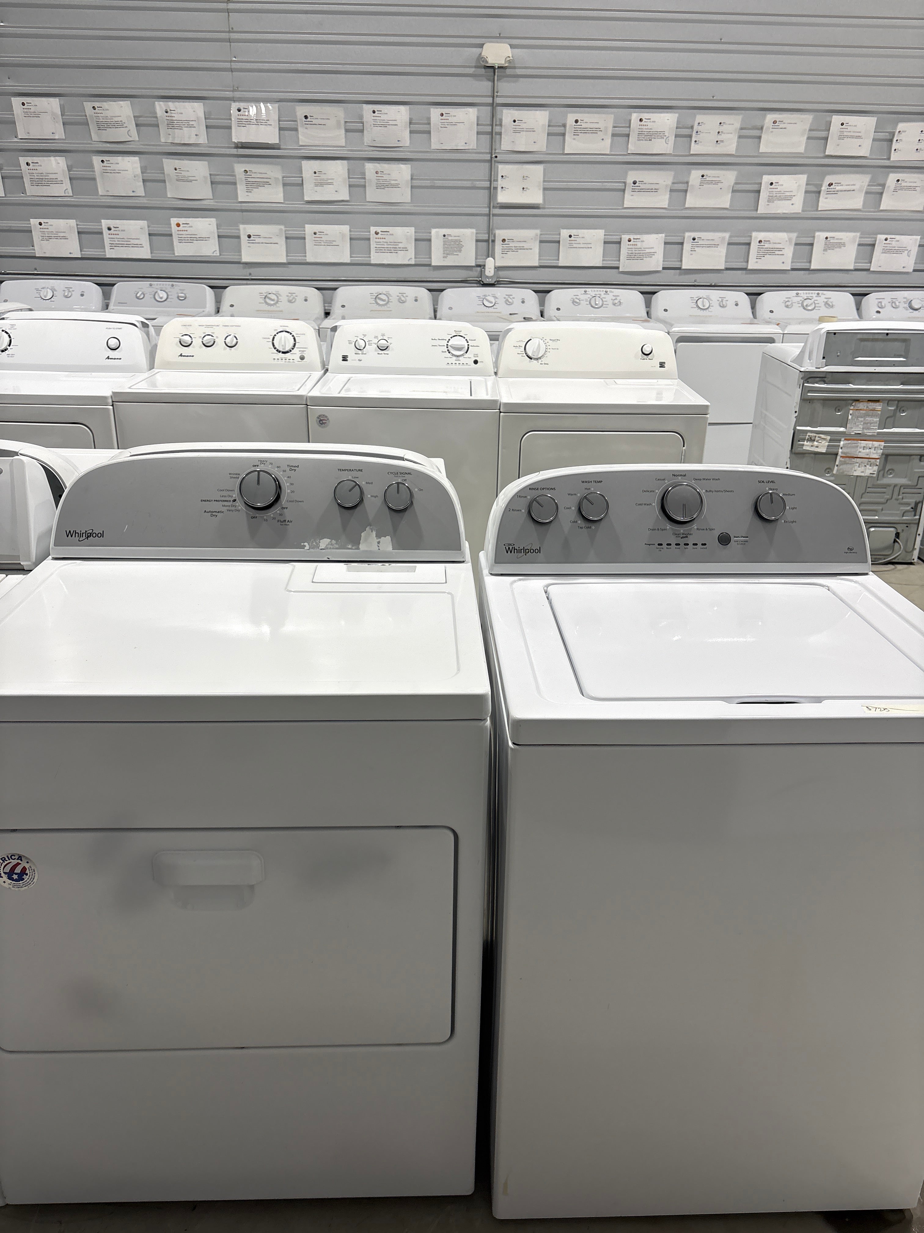 Whirlpool Top Load Washer & Electric Dryer Set - Refurbished | Austin TX