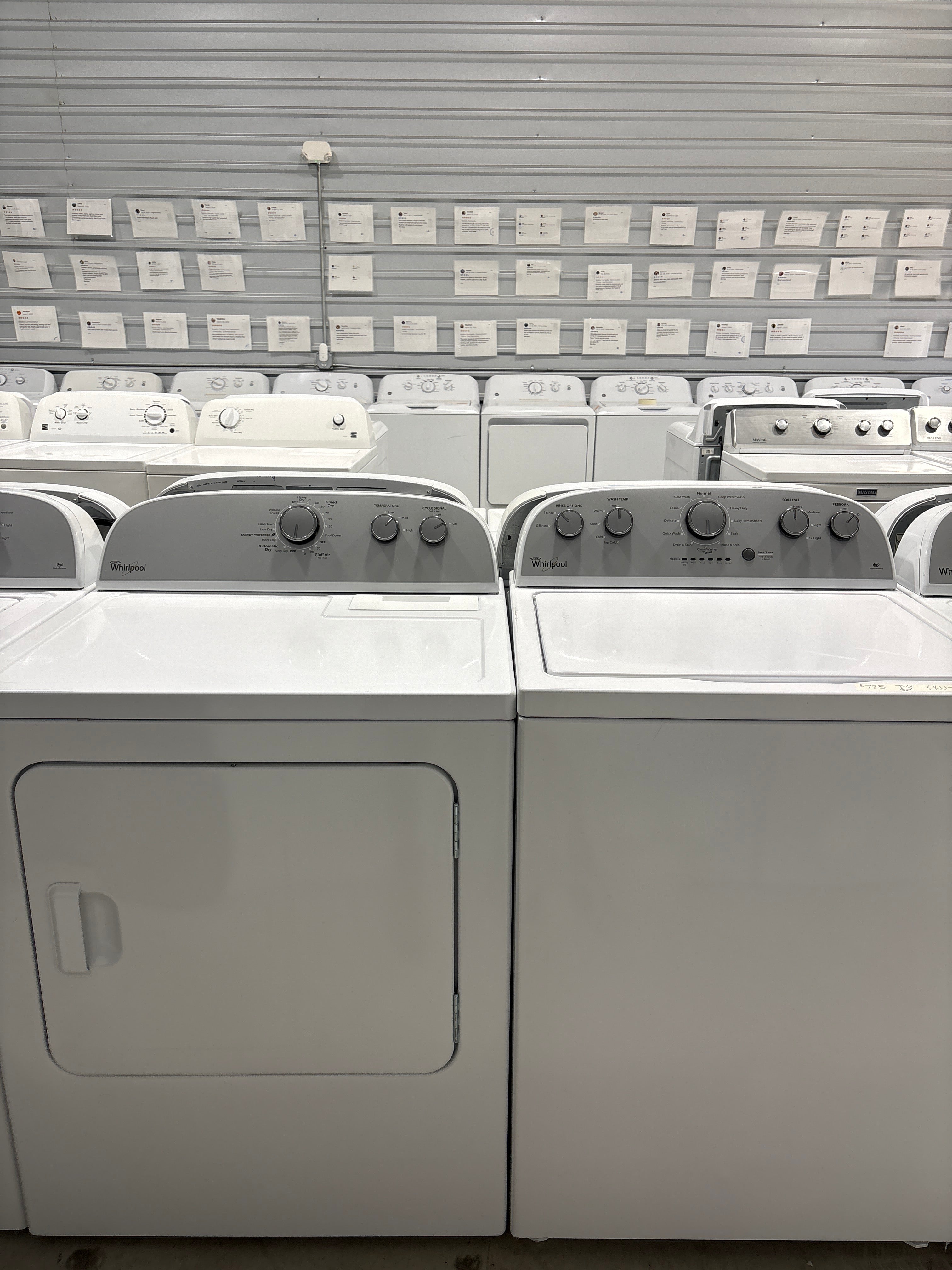 Whirlpool Top Load Washer & Electric Dryer Set - Refurbished | Austin TX